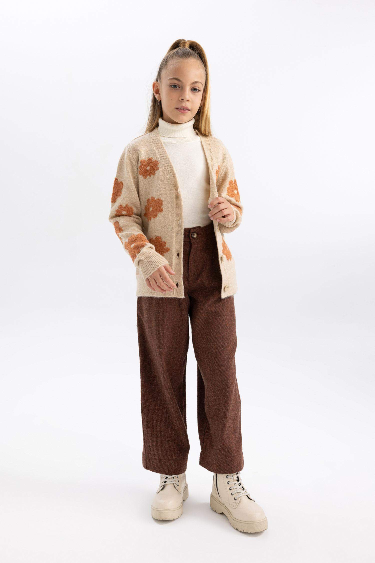 Girl Wide Leg Oval Trousers