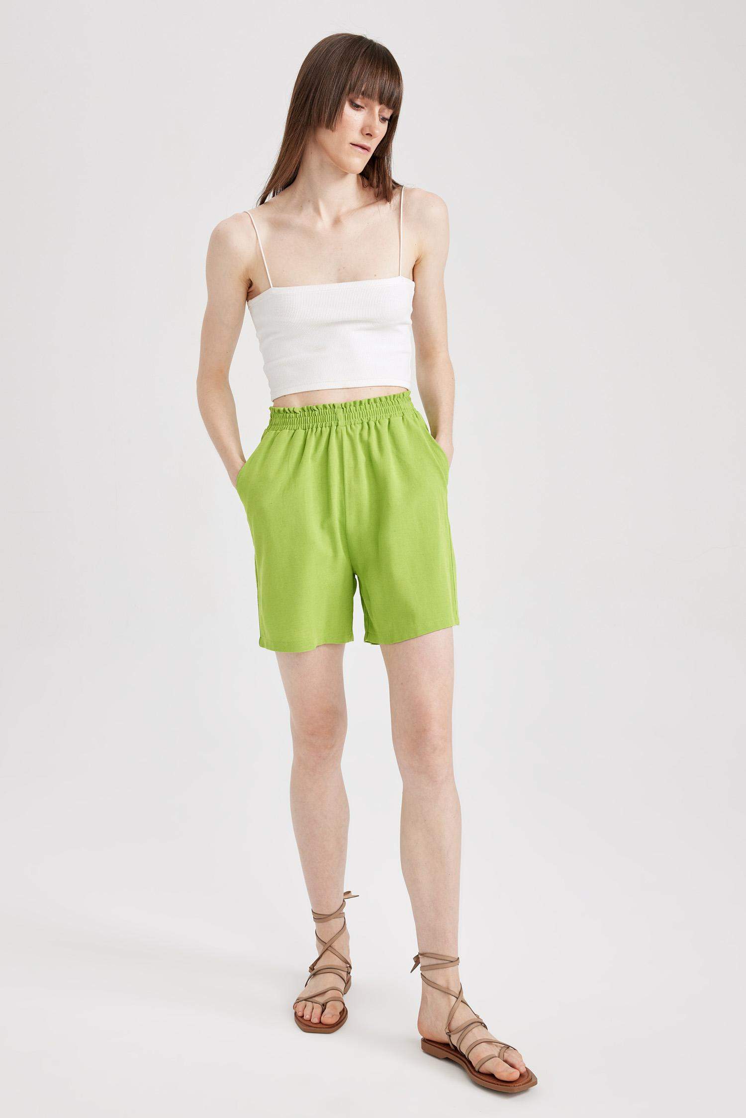 شورت كتاني وايد ليج بيبرباج