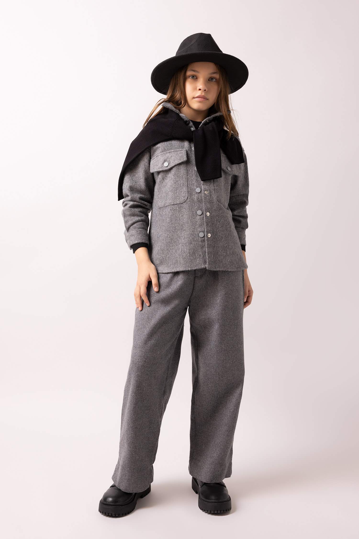 Girl Wide Leg Oval Trousers