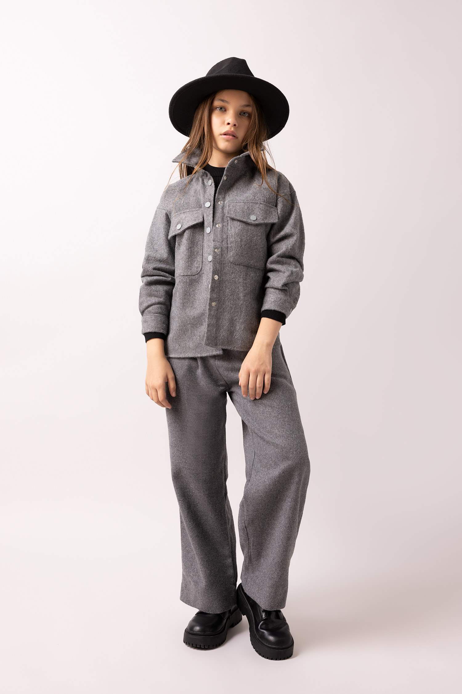 Girl Wide Leg Oval Trousers