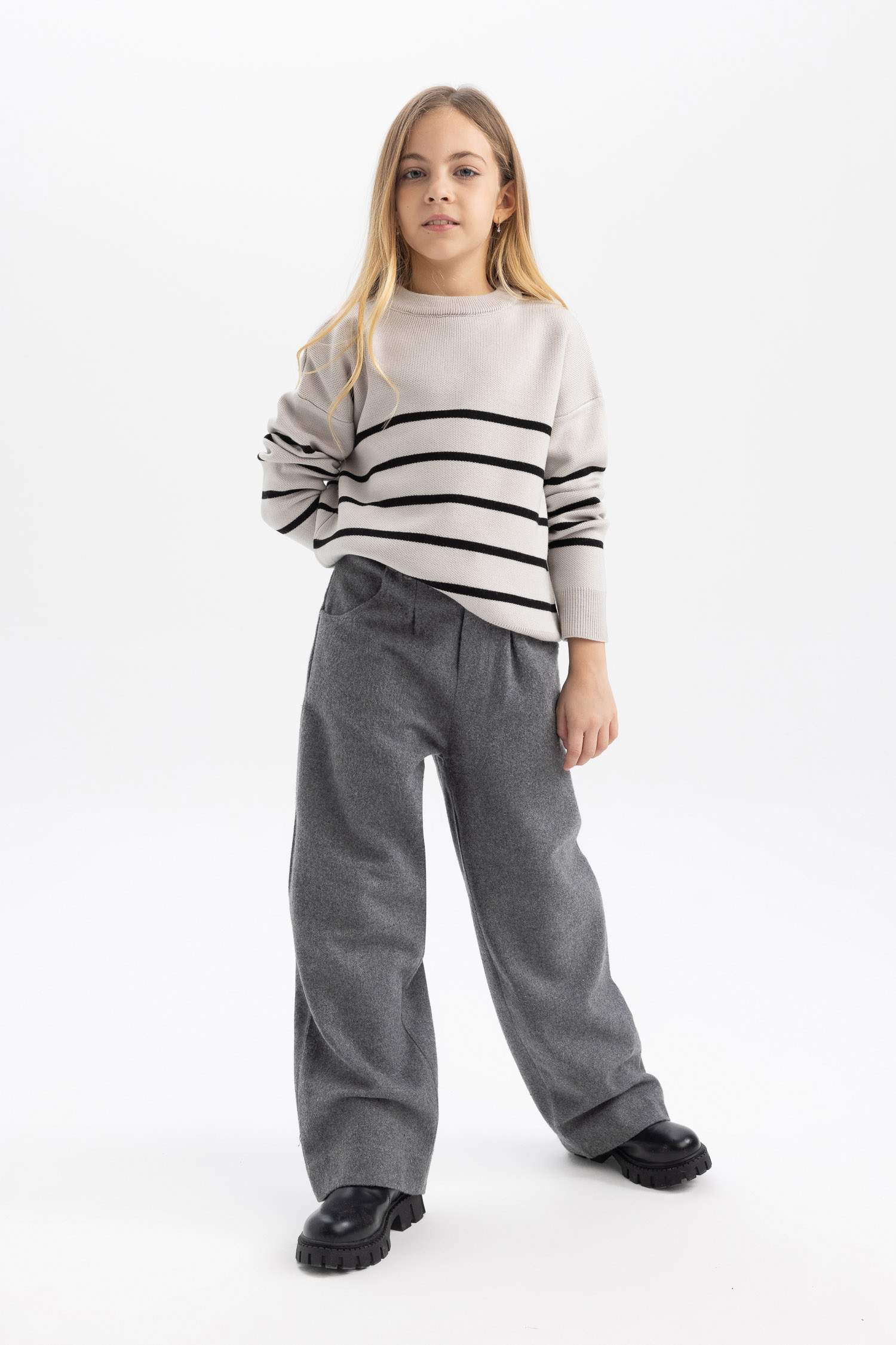 Girl Wide Leg Oval Trousers