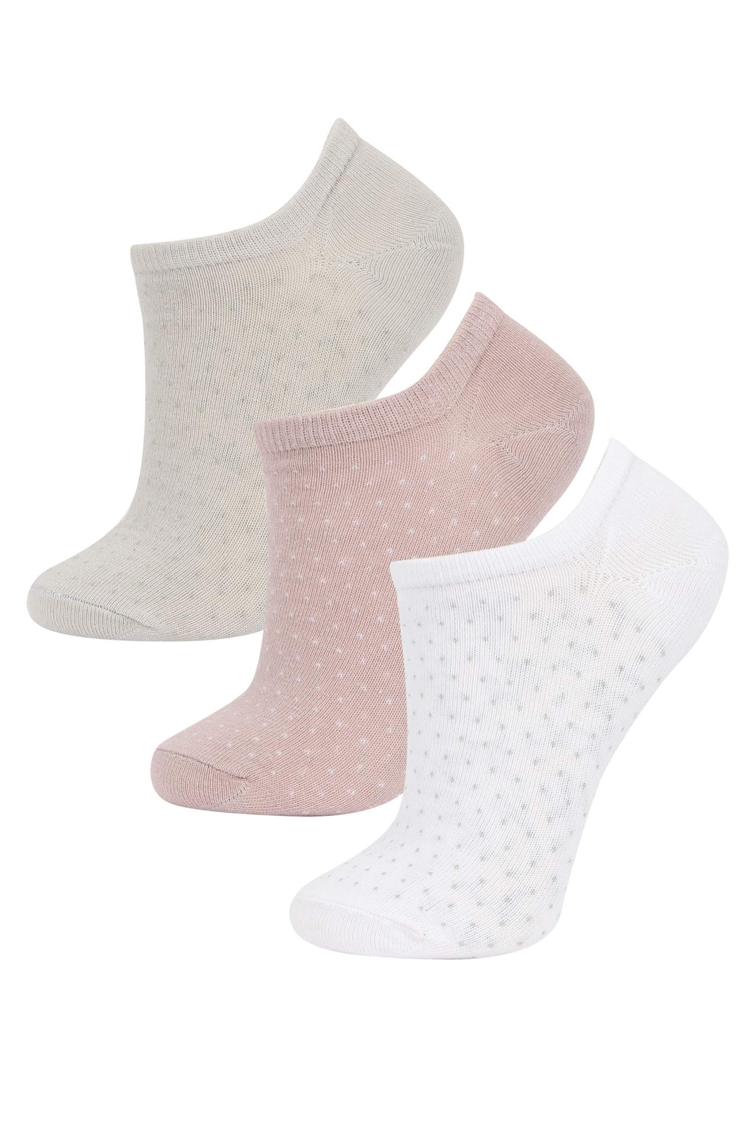 Mixed Color WOMEN Woman 3 piece Step Socks 2901136 | DeFacto