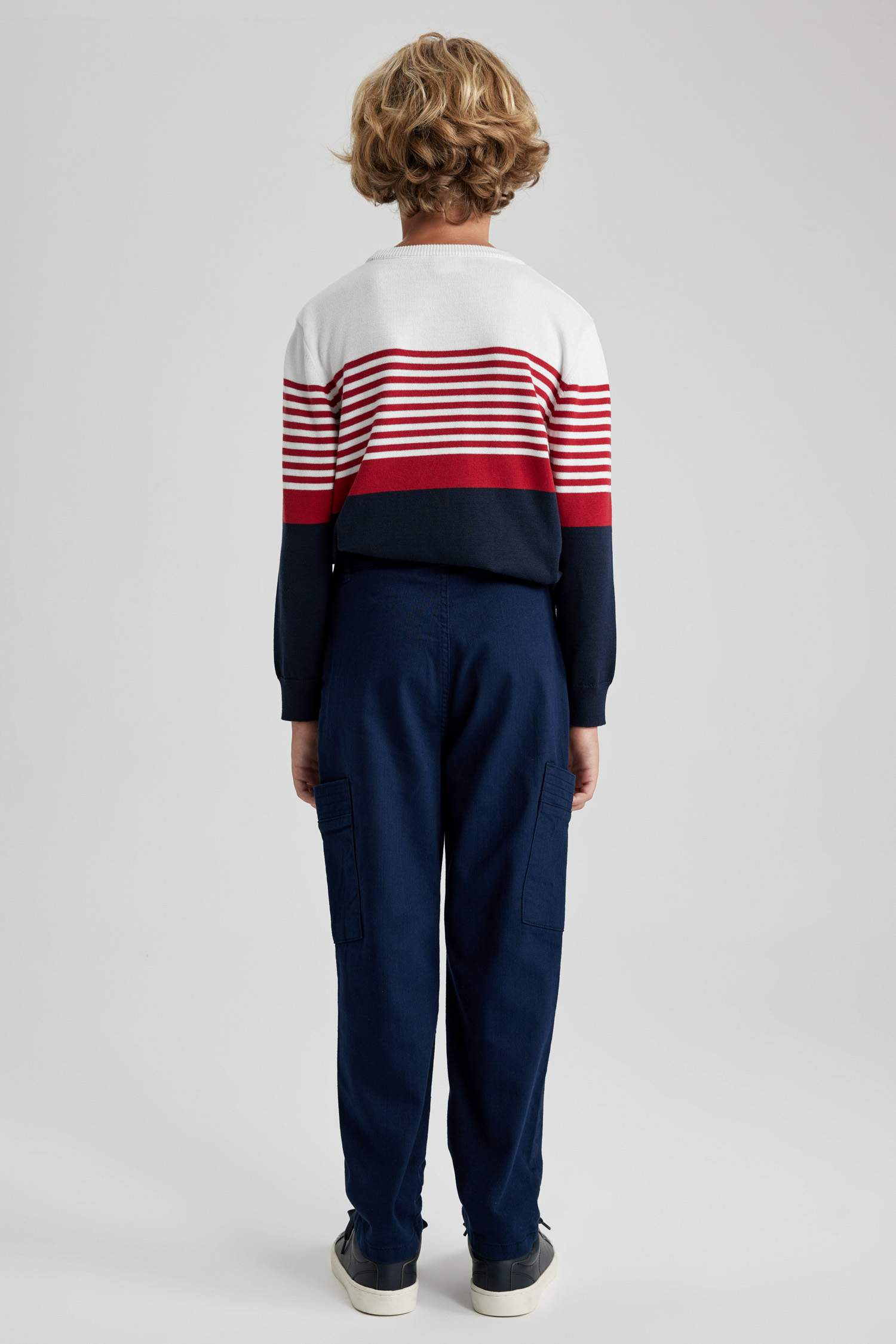 Erkek Çocuk Kargo Fit Standart Paça Twill Pantolon