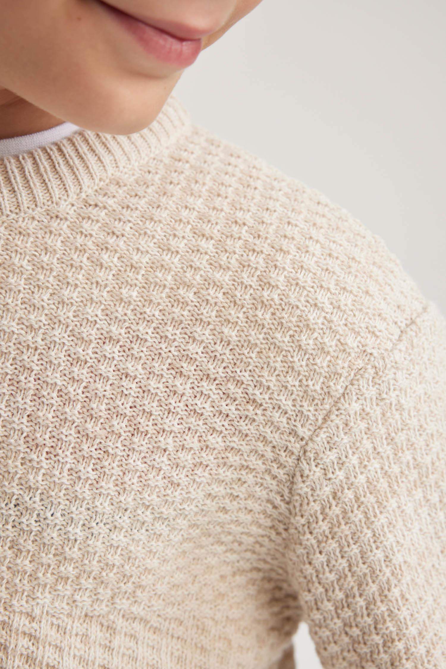 Свитер с круглым вырезом для мальчиков