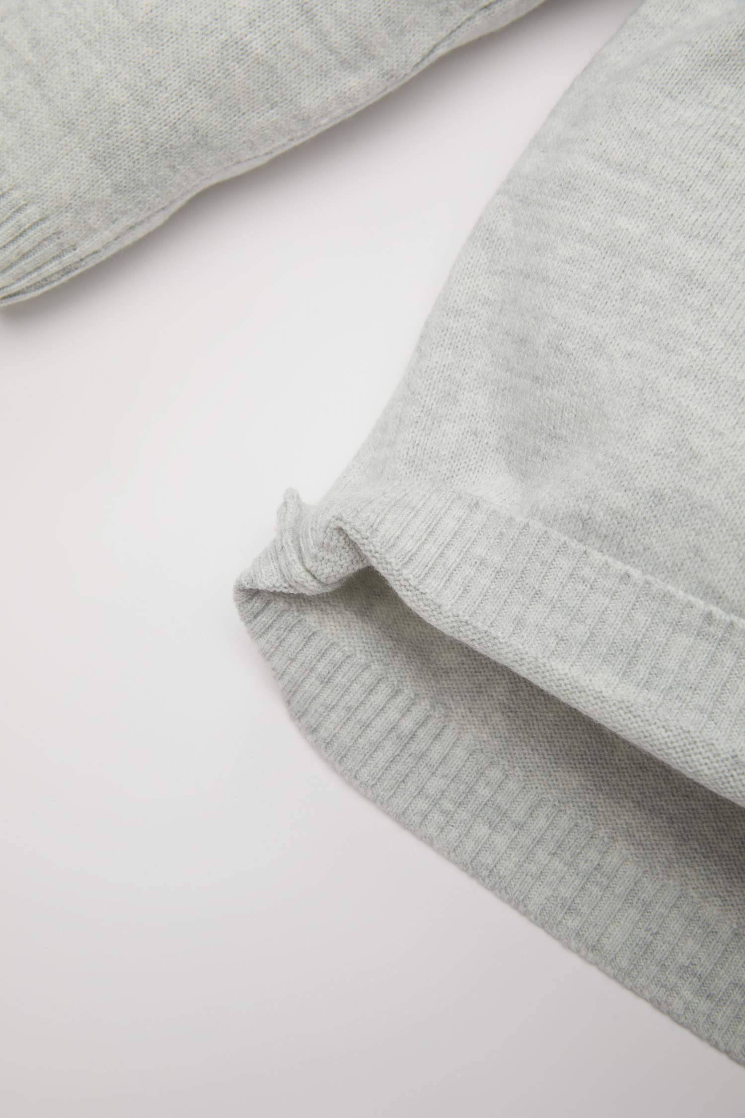 Erkek Bebek Bisiklet Yaka Basic Düz Triko Kazak