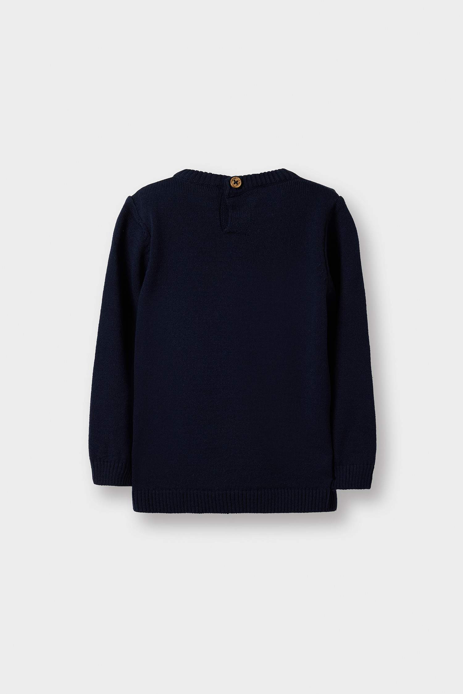 Erkek Bebek Okul Bisiklet Yaka Triko Kazak