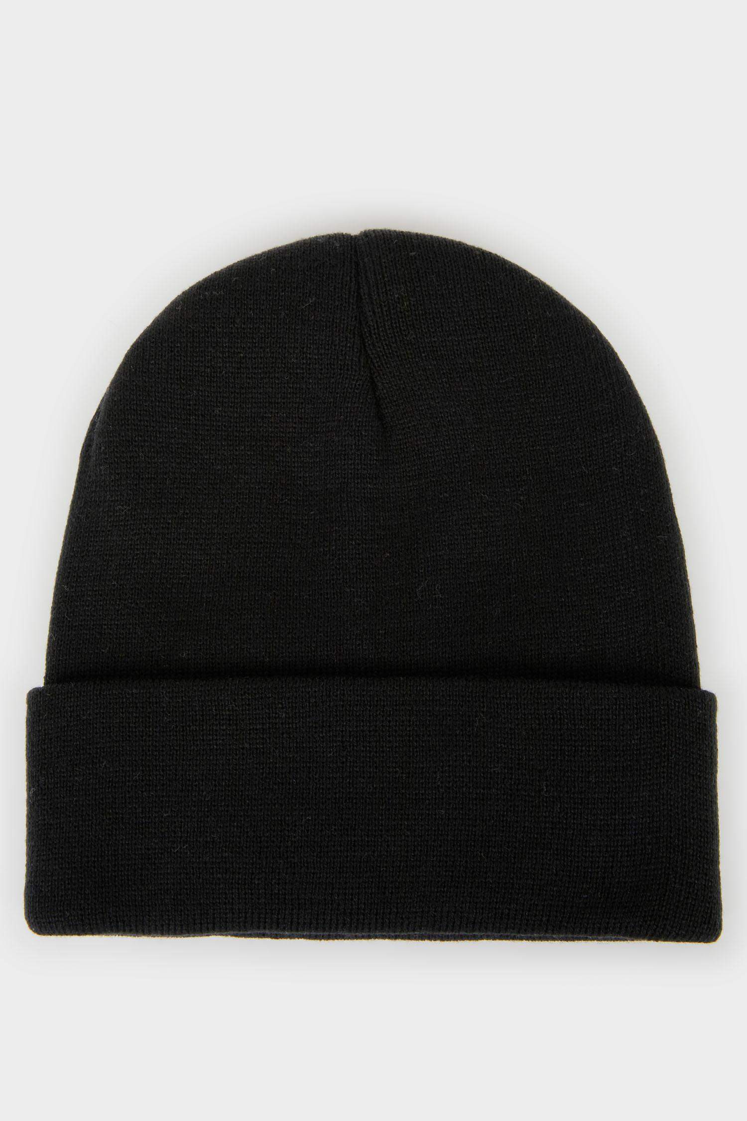 Erkek Baskılı Triko Bere