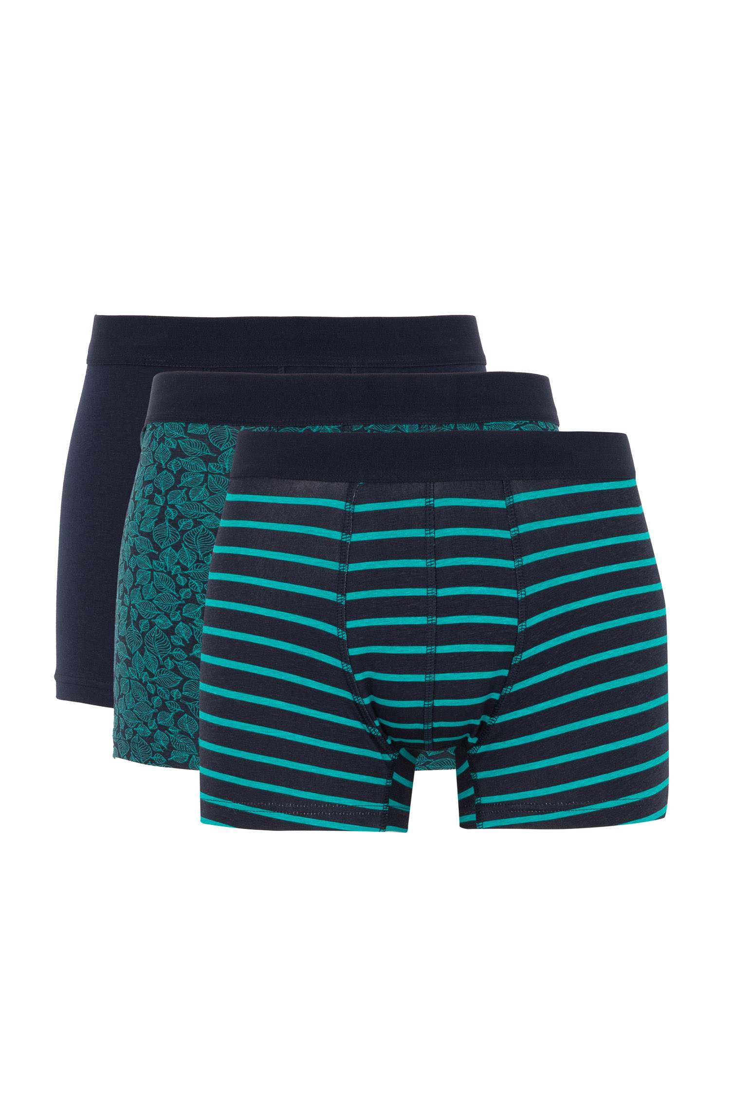 Боксеры стандартного кроя, 3 пары