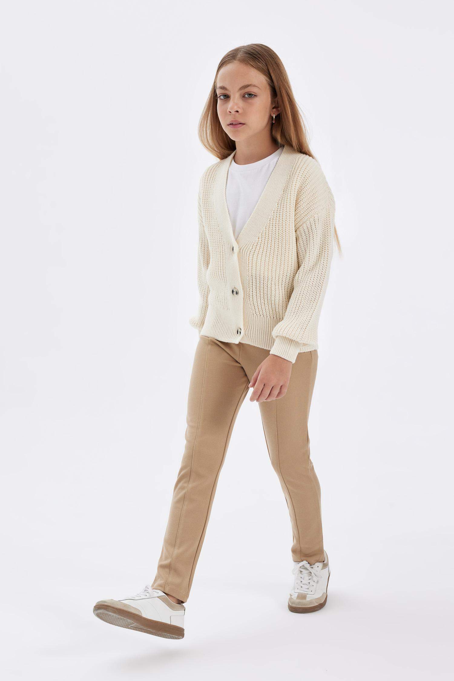 Леггинсы длинные для девочек, Школьная коллекция