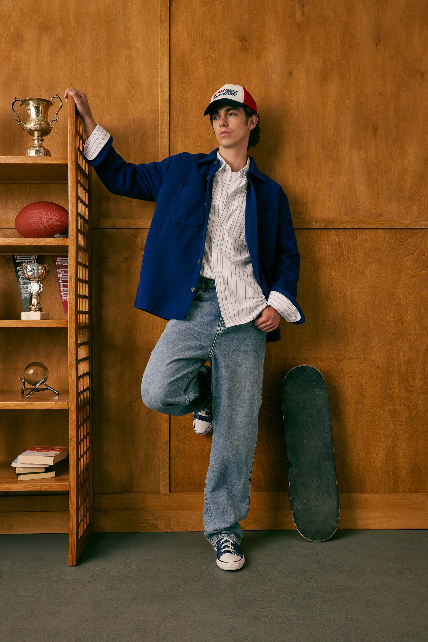 Джинсы багги