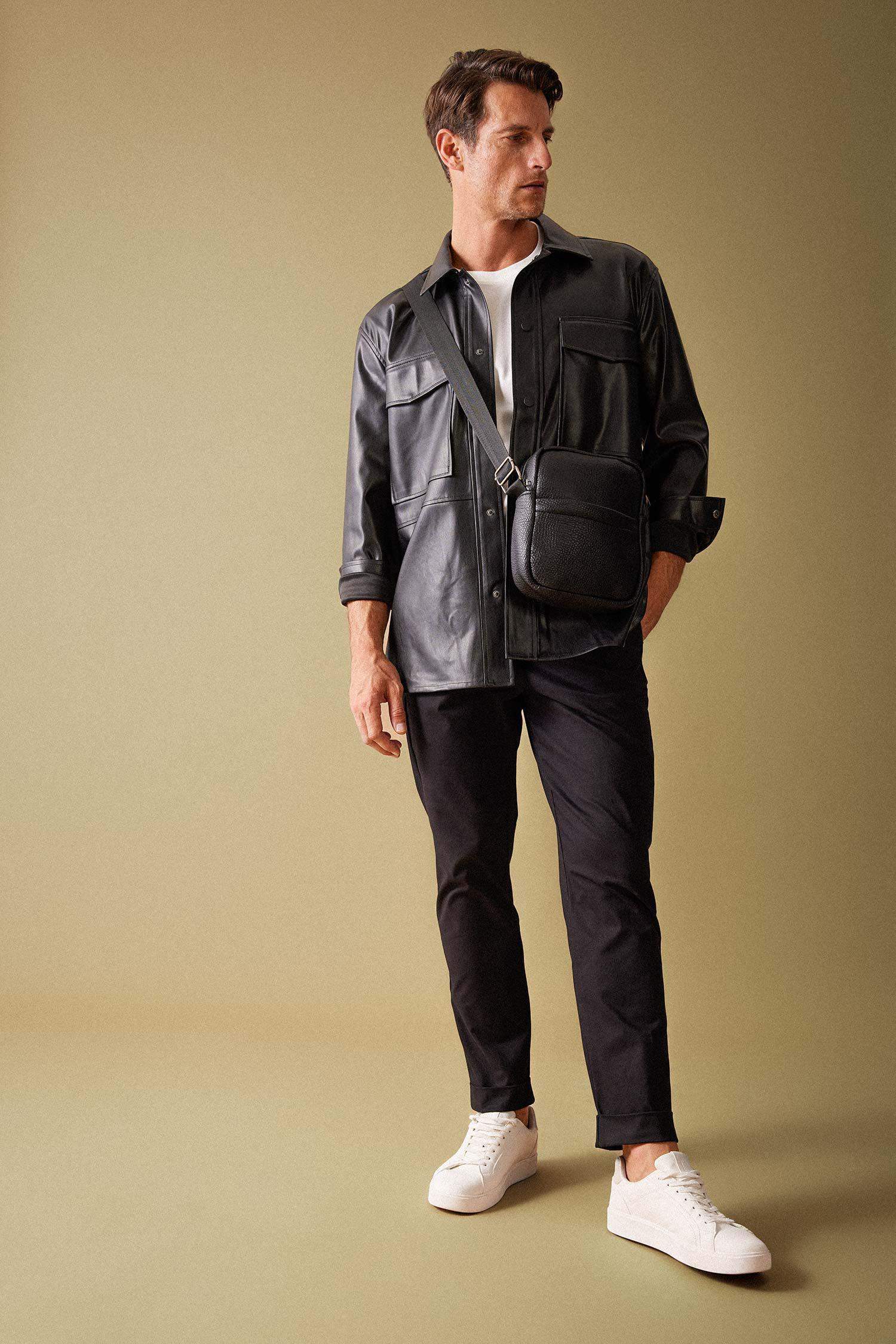 Gabardin Pantolon Tailored Regular Fit Cepli Duble Paça