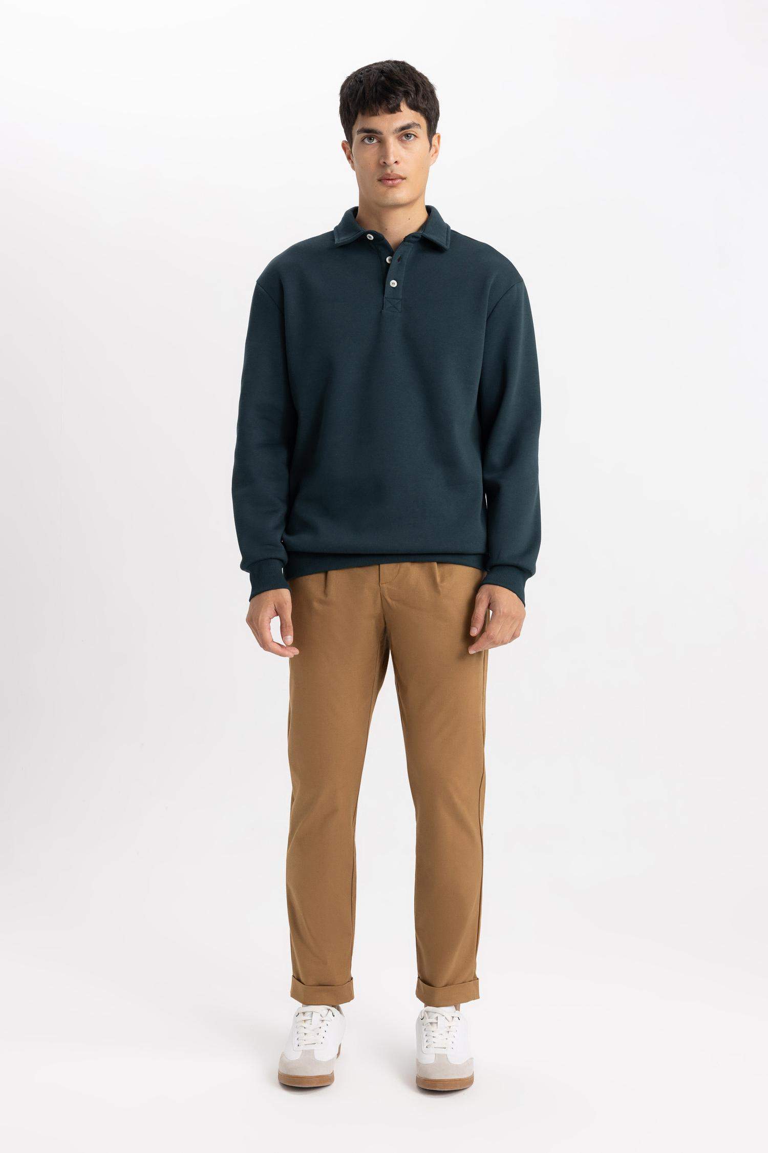 Gabardin Pantolon Tailored Regular Fit Cepli Duble Paça