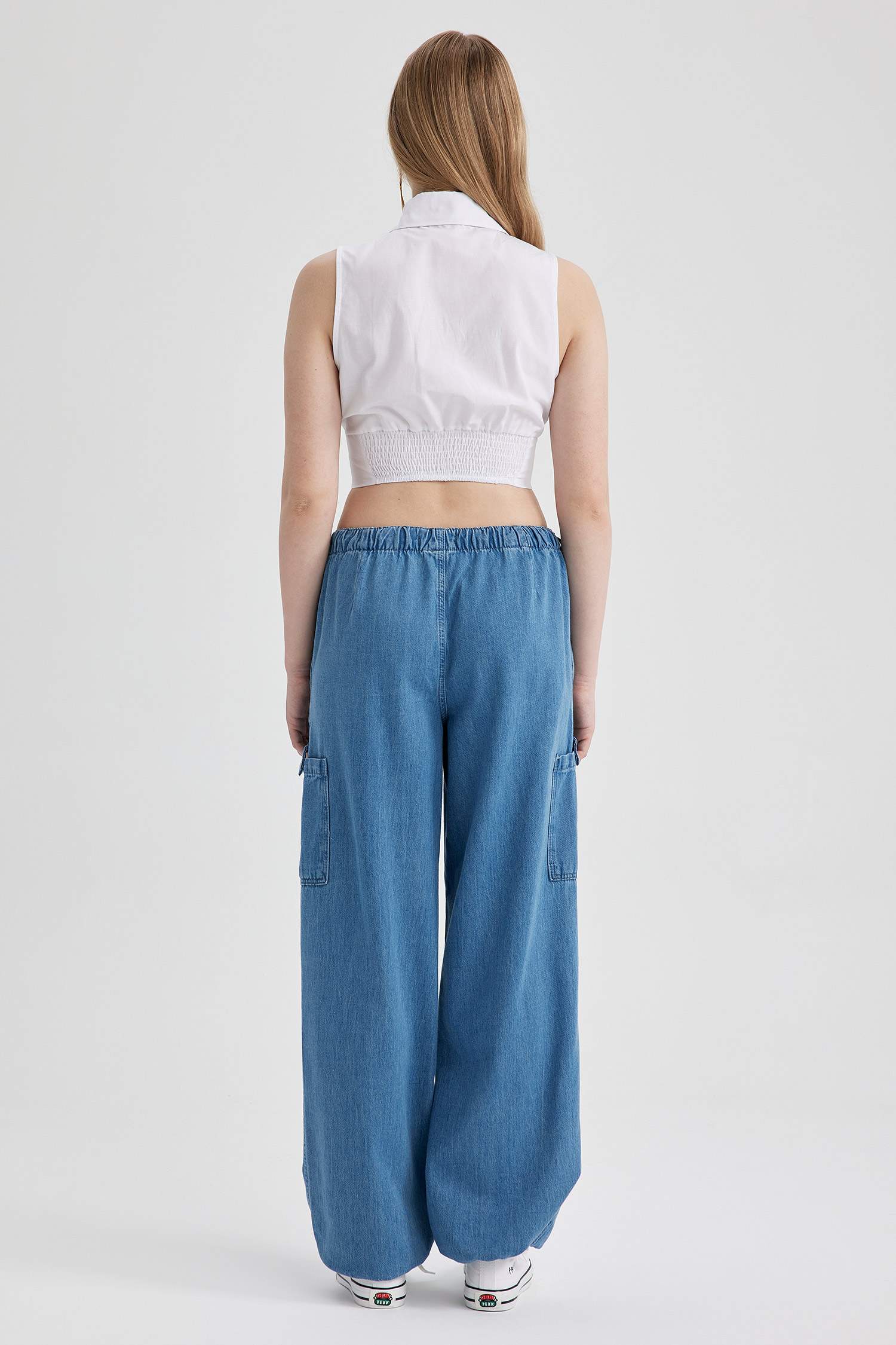 بنطلون جينز جوجر فيت