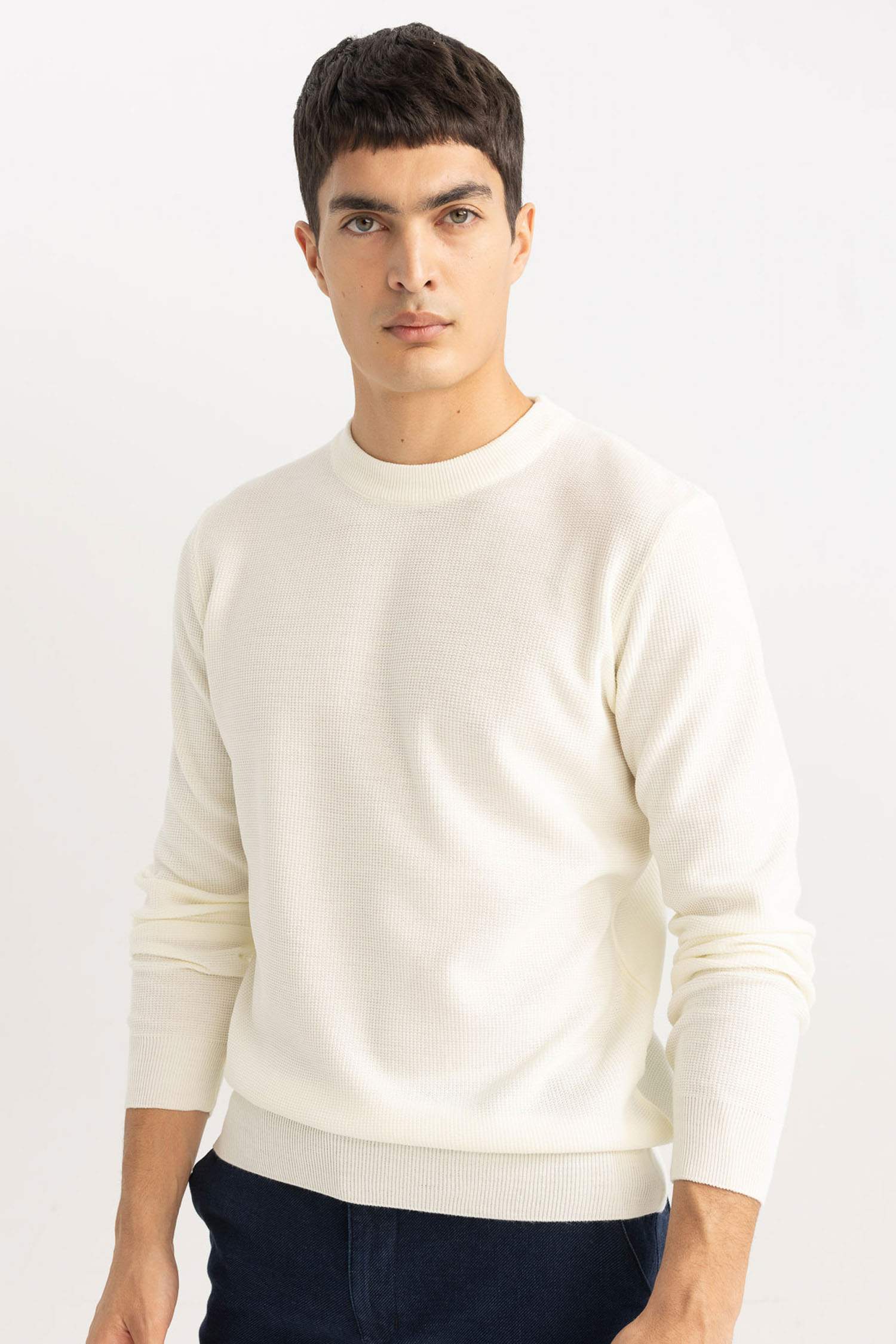 Standard Fit Crew Neck Knitwear Pullover
