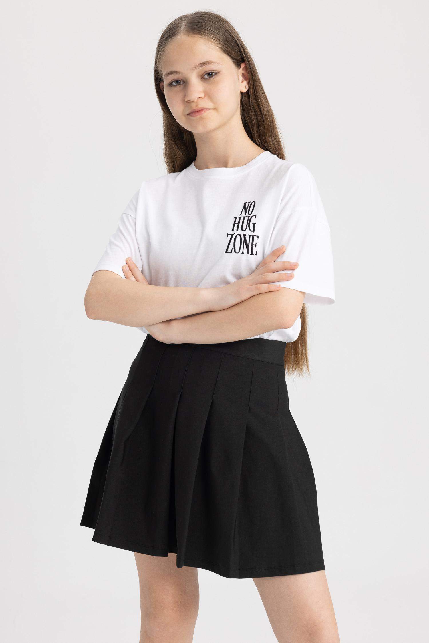 Футболка оверсайз Wednesday для девочек