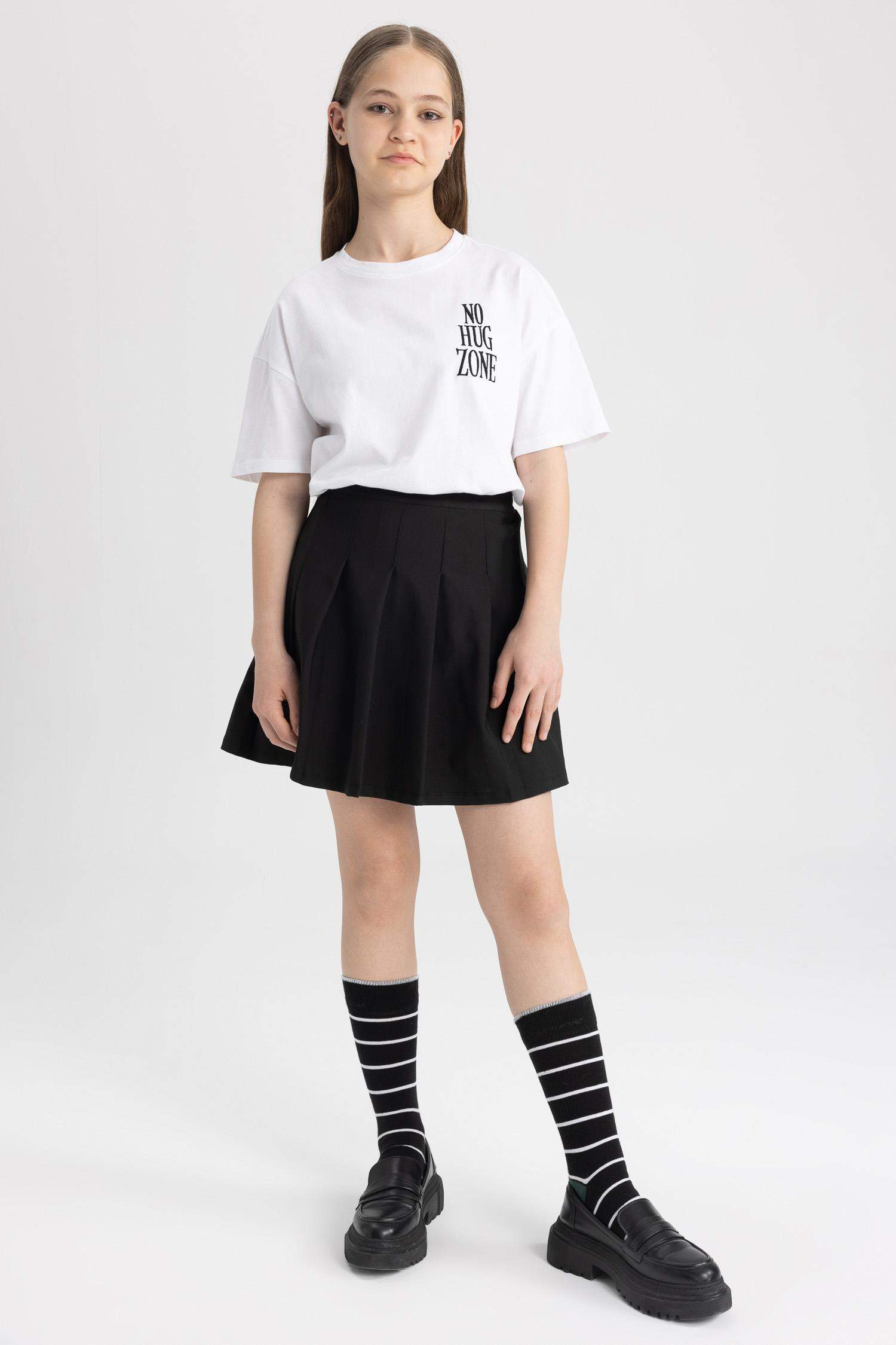 Футболка оверсайз Wednesday для девочек