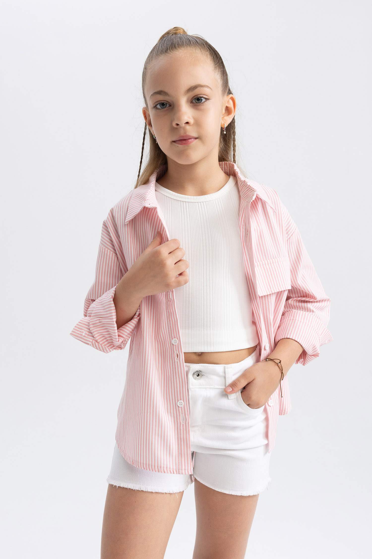 Chemise Oversize à Manches Longues