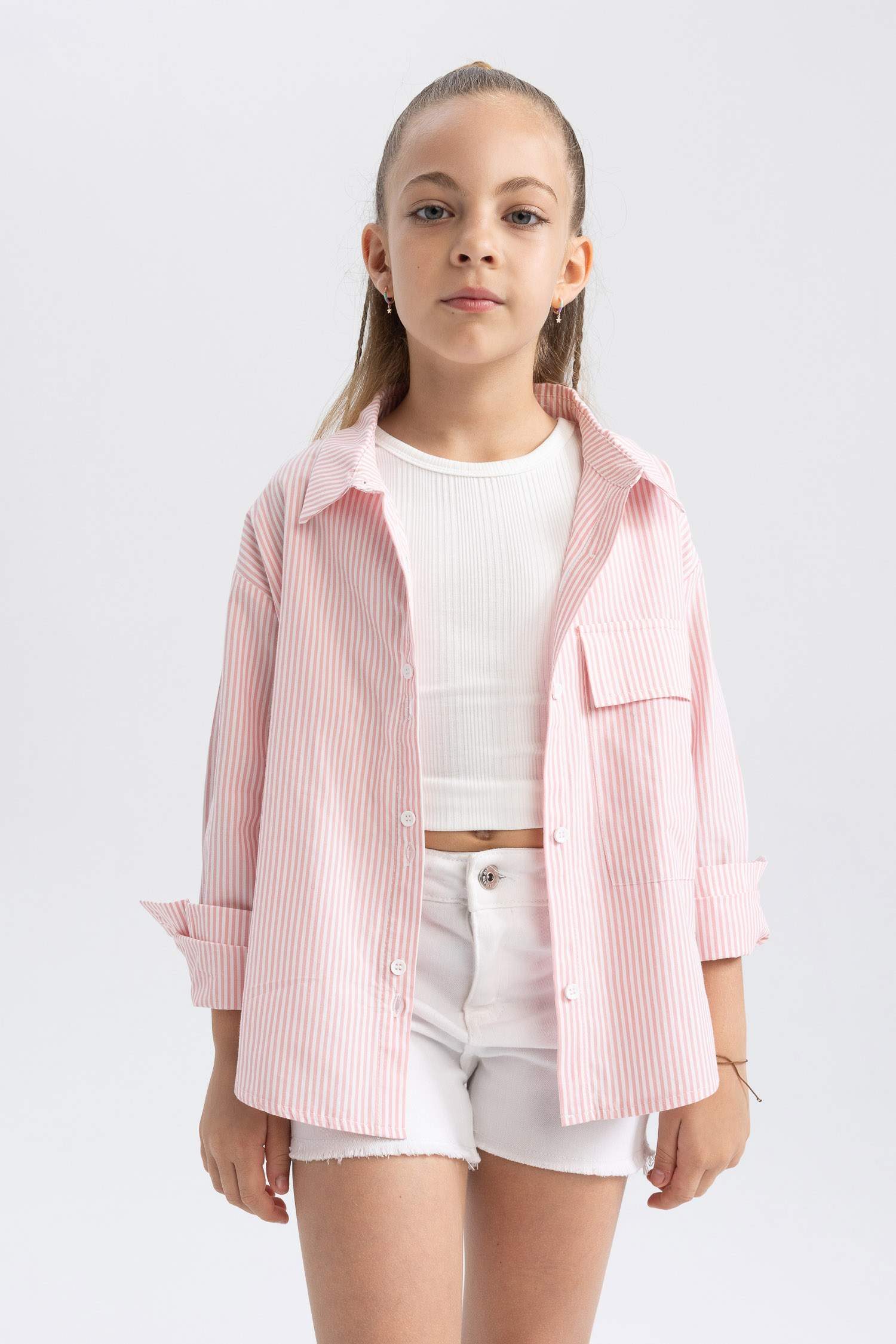 Chemise Oversize à Manches Longues