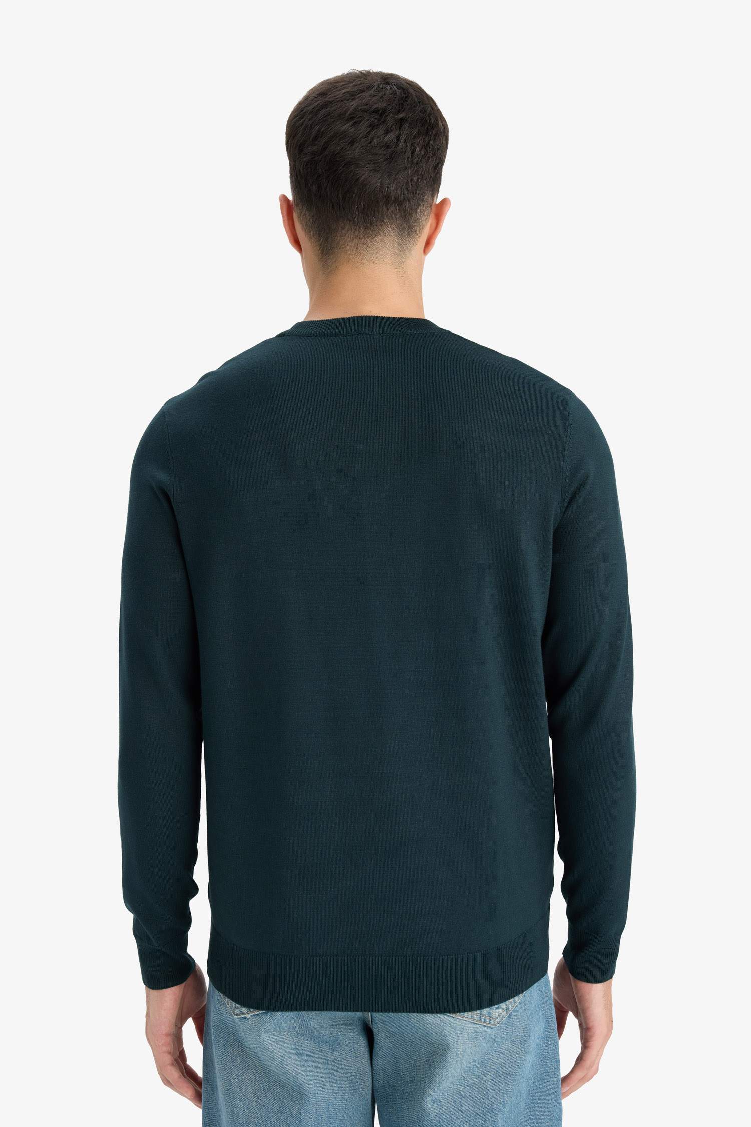Regular Fit Crew Neck Knitwear Pullover