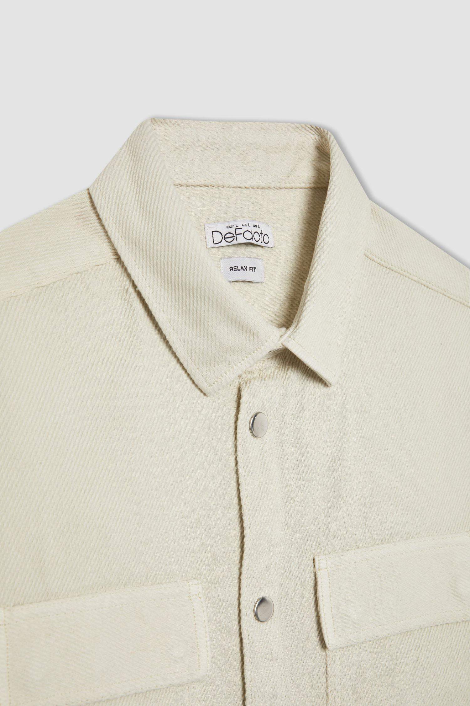 قميص بولو كم طويل قصة مريحة