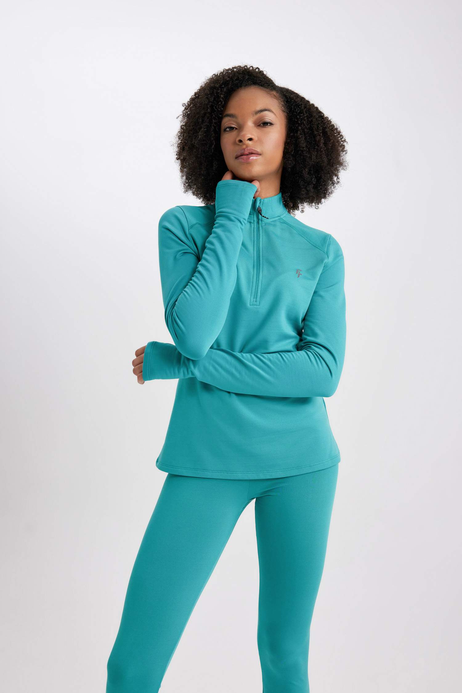 Футболка с принтом с длинным рукавом, DeFactoFit