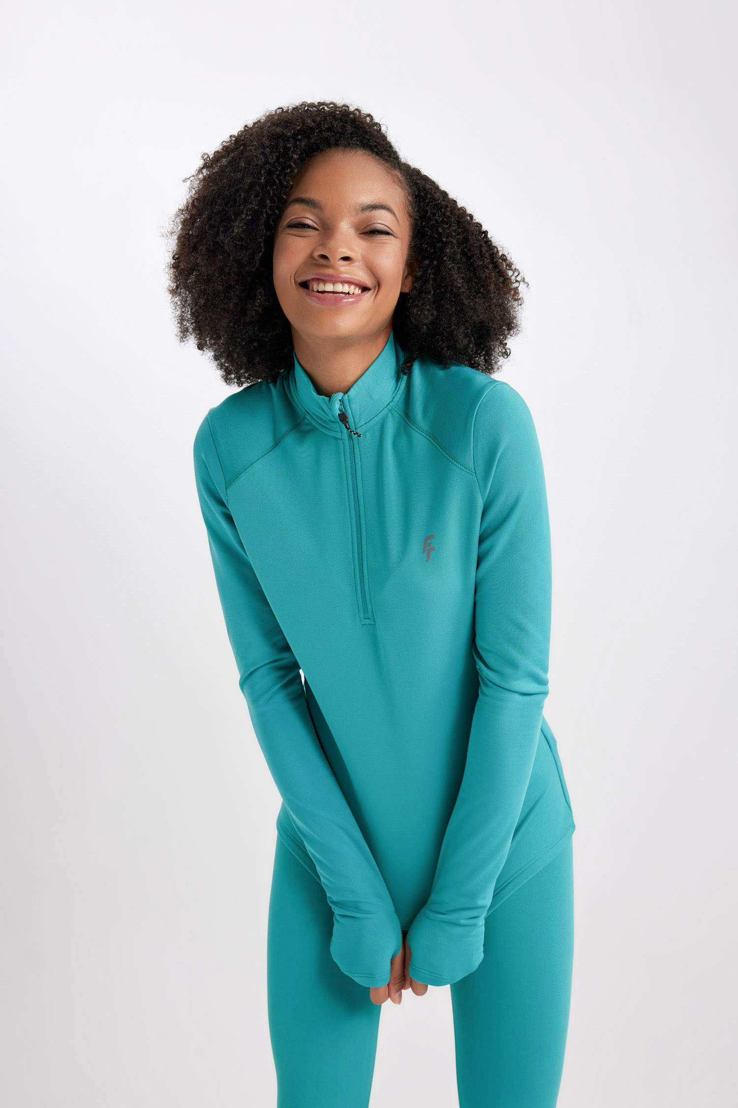 Футболка с принтом с длинным рукавом, DeFactoFit