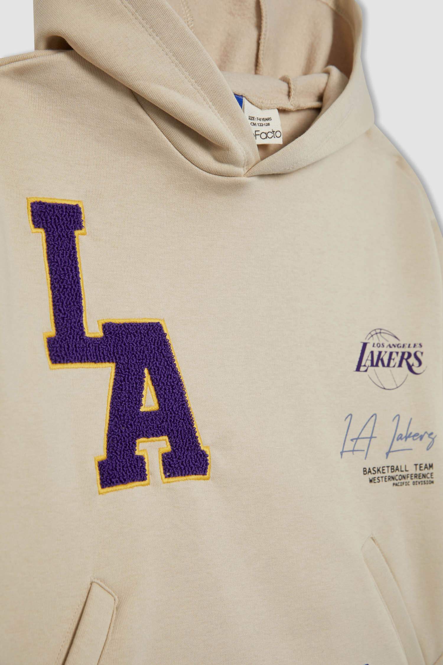 Beige MAN NBA Los Angeles Lakers Licensed Thick Sweatshirt Fabric Jogger  2674002 | DeFacto