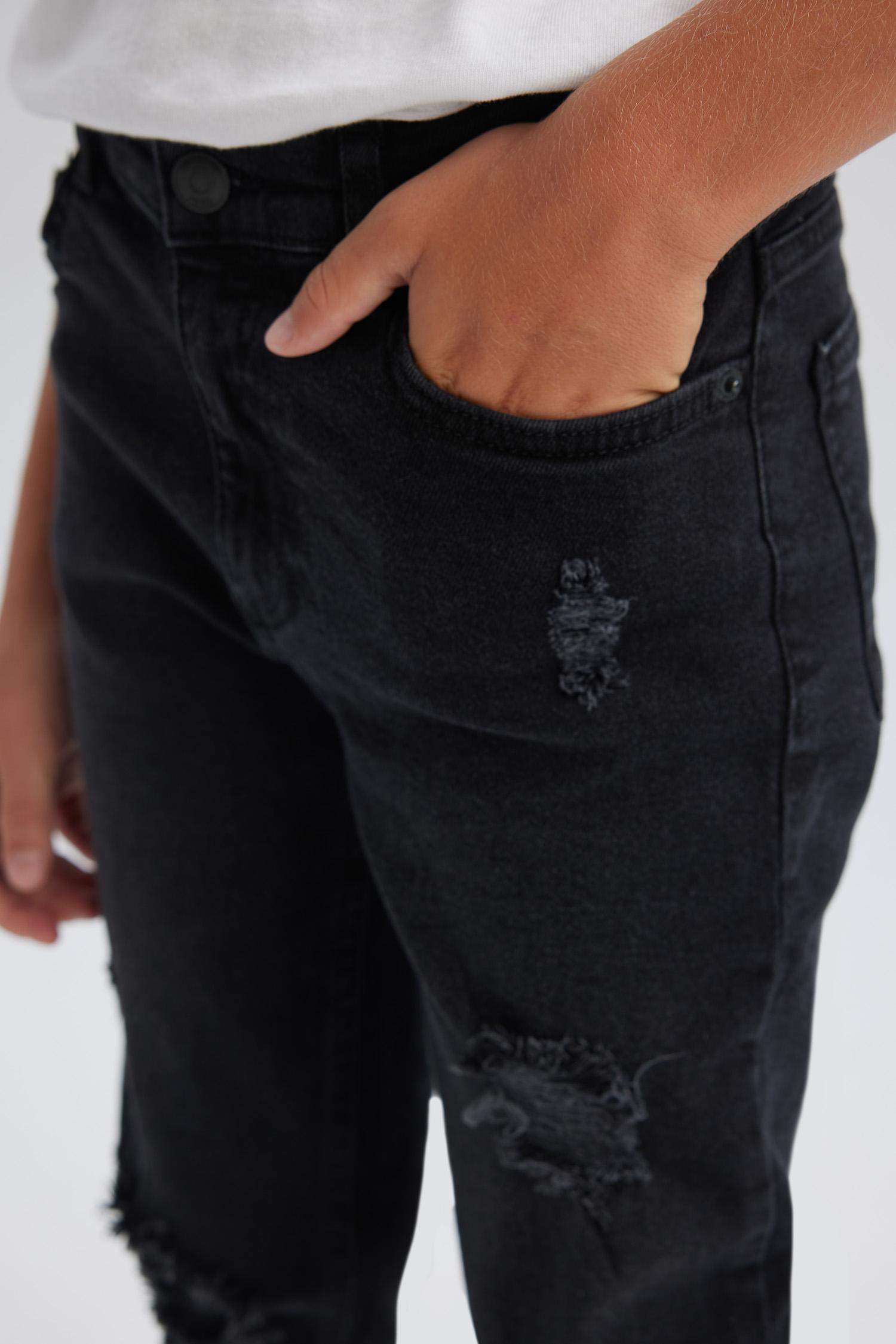 Boy Slim Fit Ripped Detailed Skinny Leg Jeans