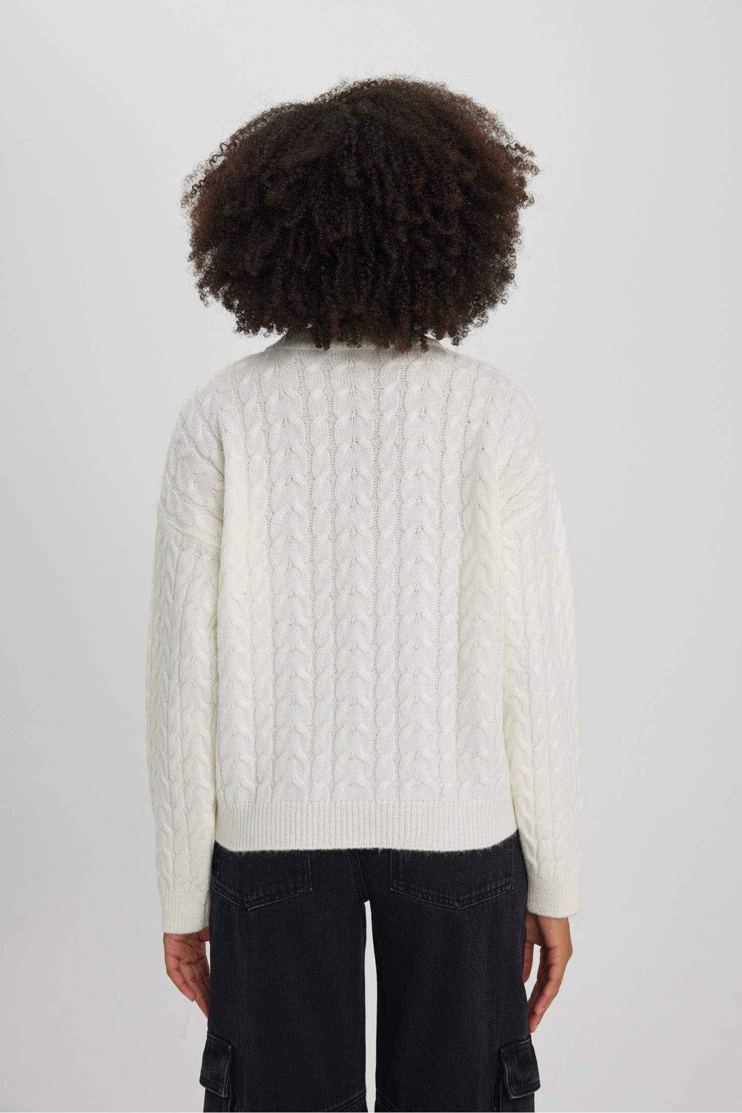 Christmas Themed Crew Neck Knit Pullover