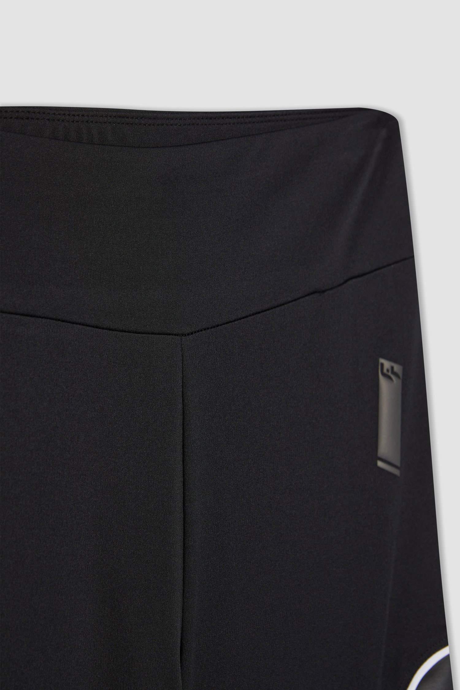 DeFactoFit Black Biker Basic Sports Leggings