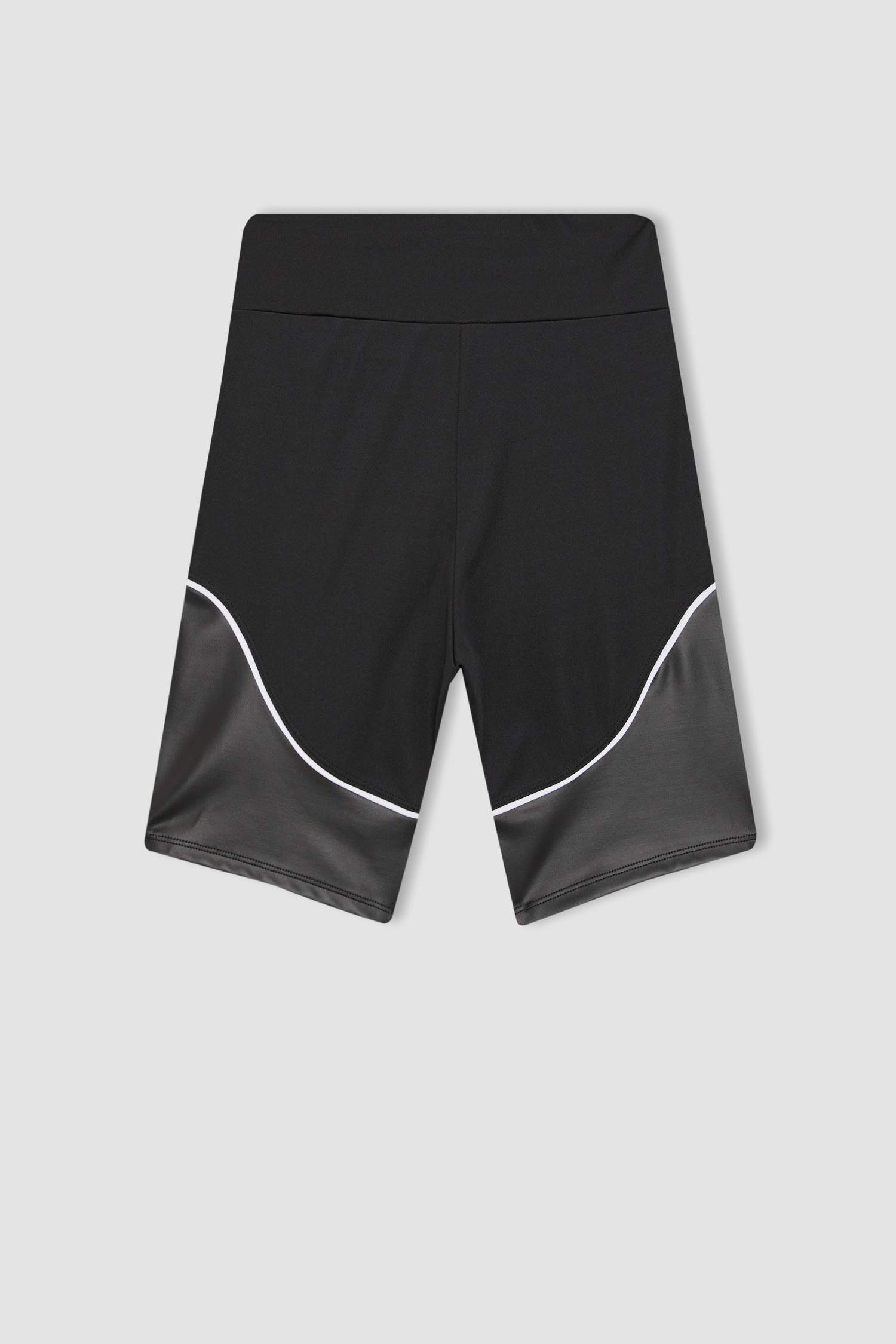 DeFactoFit Black Biker Basic Sports Leggings