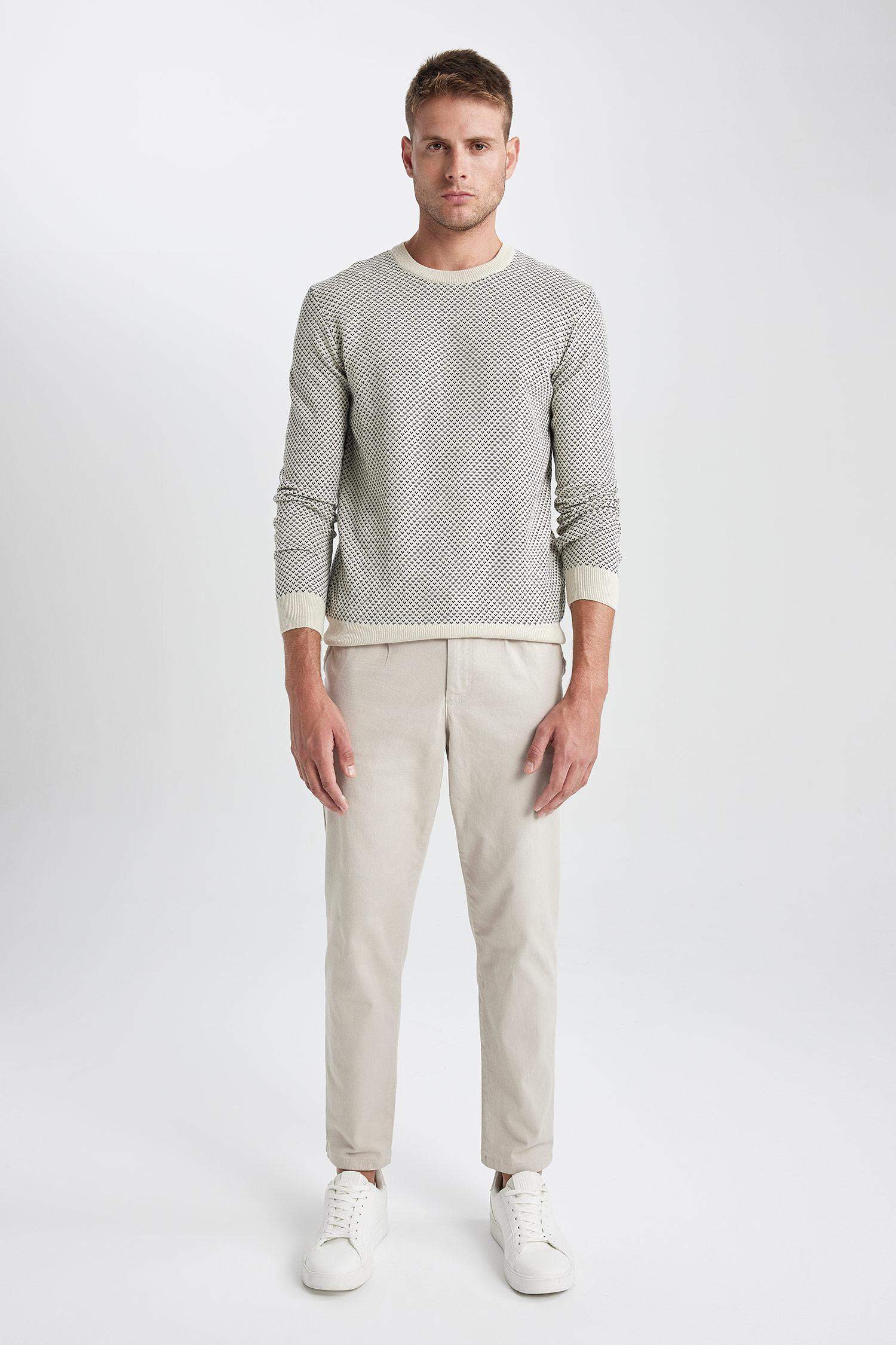 Pull en tricot Coupe Standard Col Rond