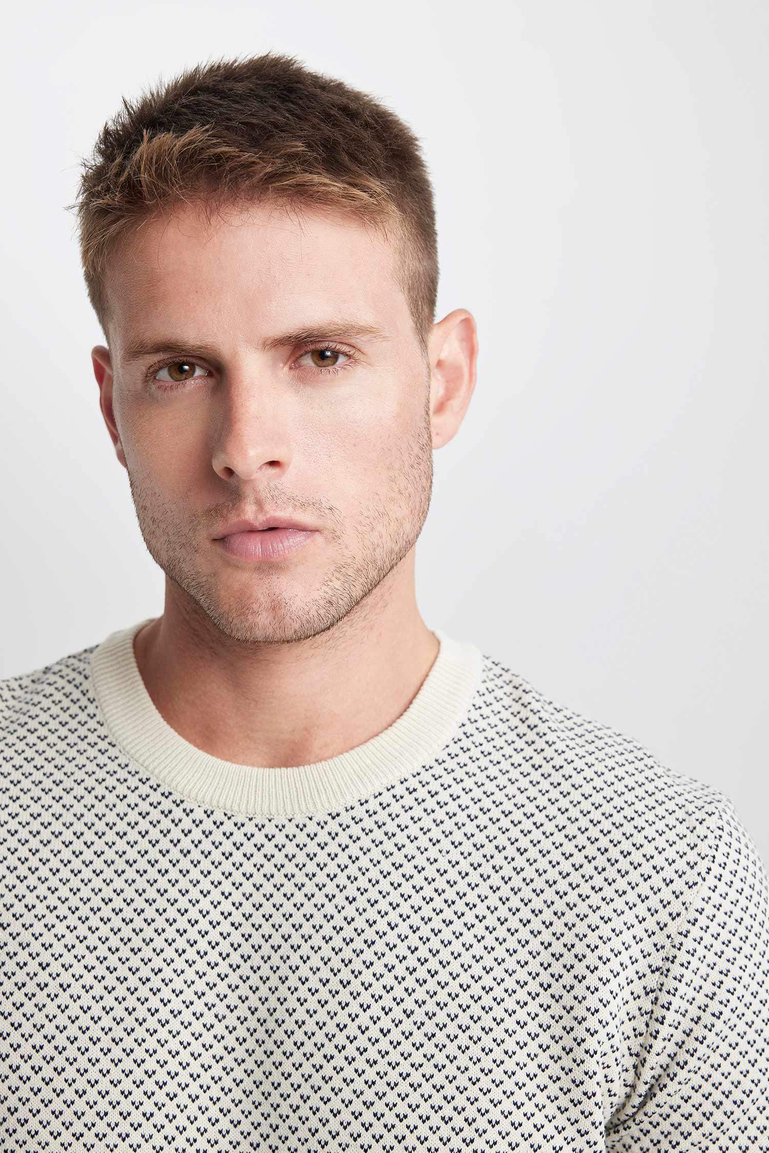 Pull en tricot Coupe Standard Col Rond