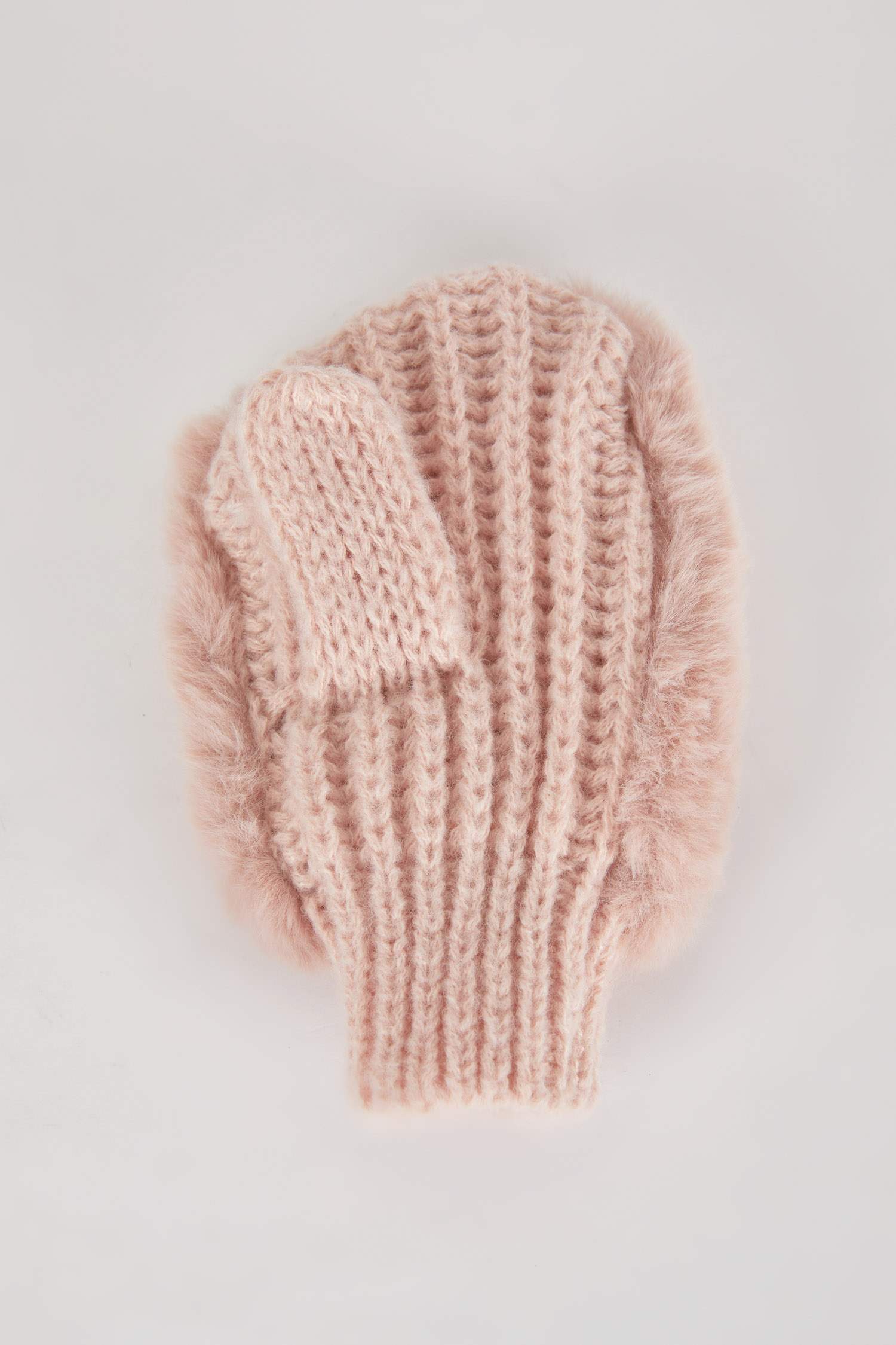 Kız Çocuk Suni Kürk Detaylı Eldiven