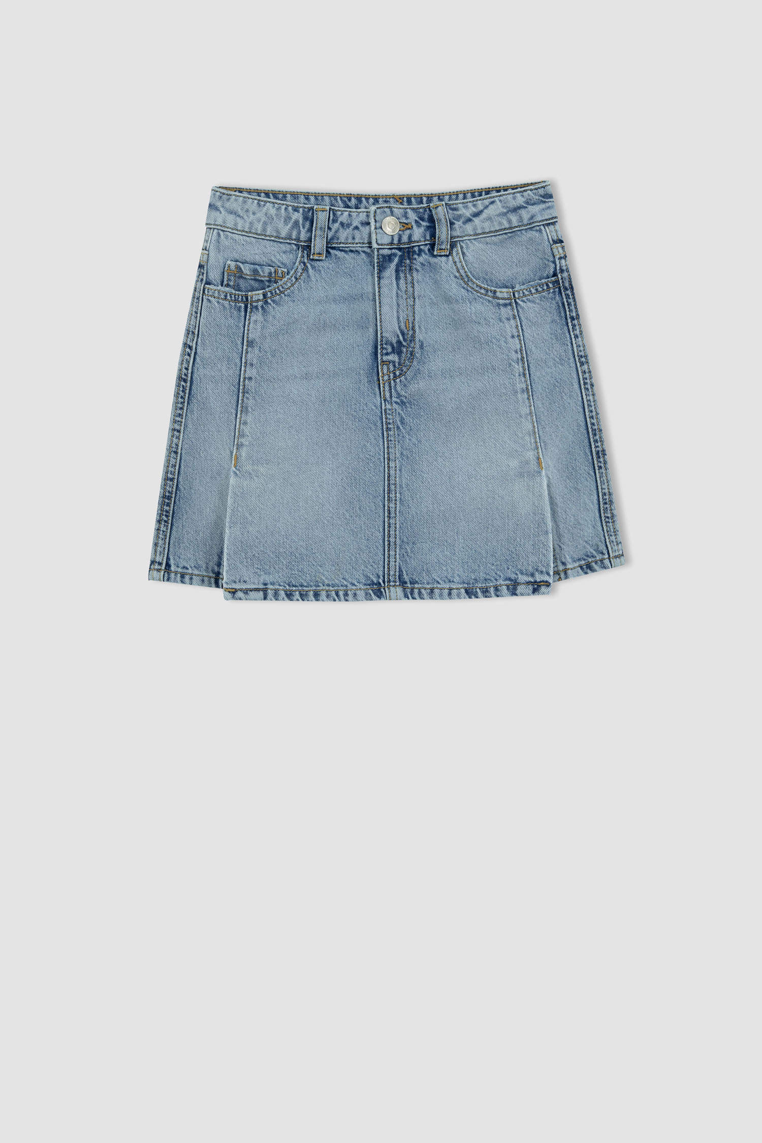 Blue GIRLS & TEENS Girl Regular Fit Skirt 2840073 | DeFacto