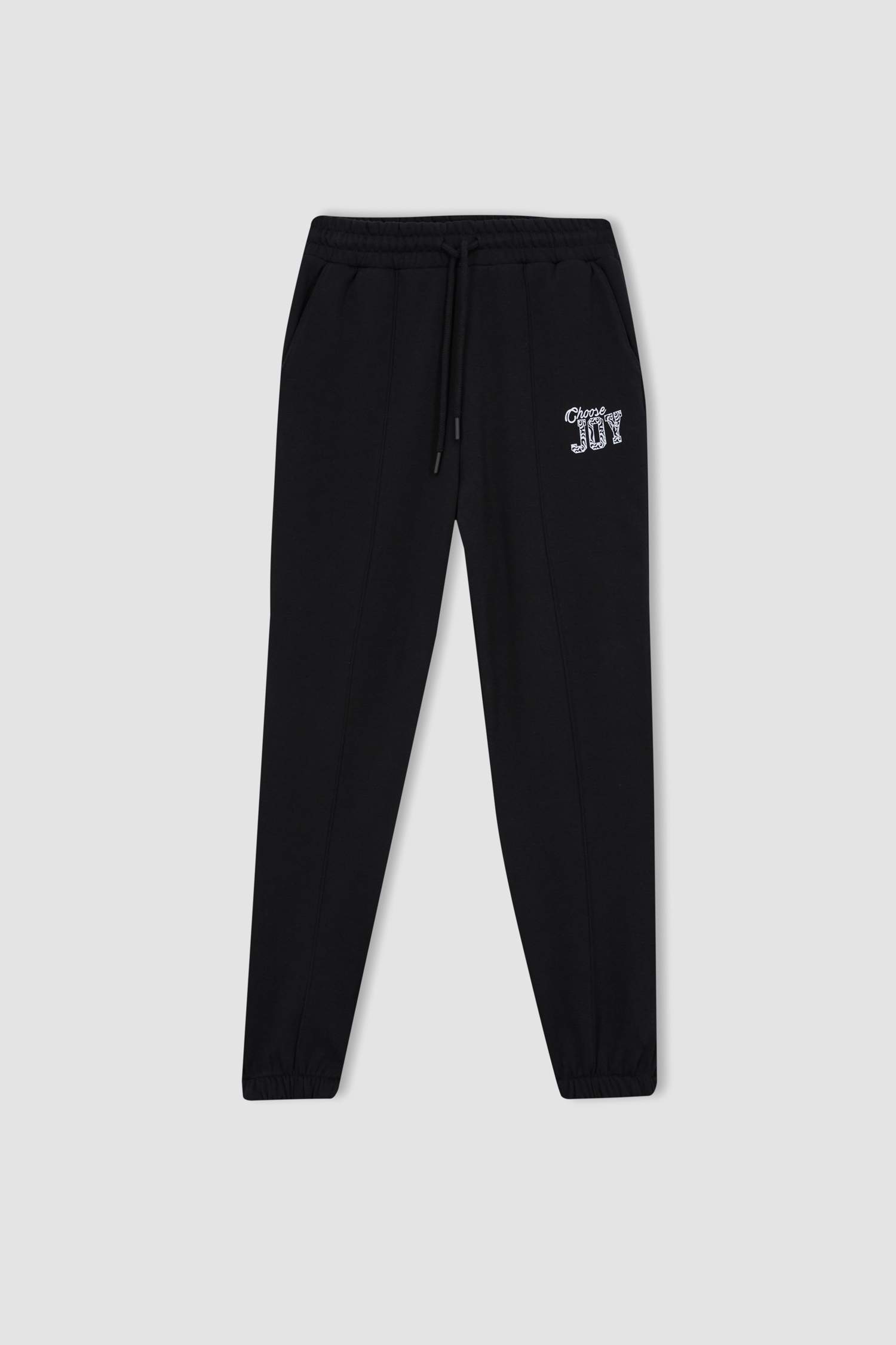 Standard Fit Pocketed Thick Fabric Sweatpants