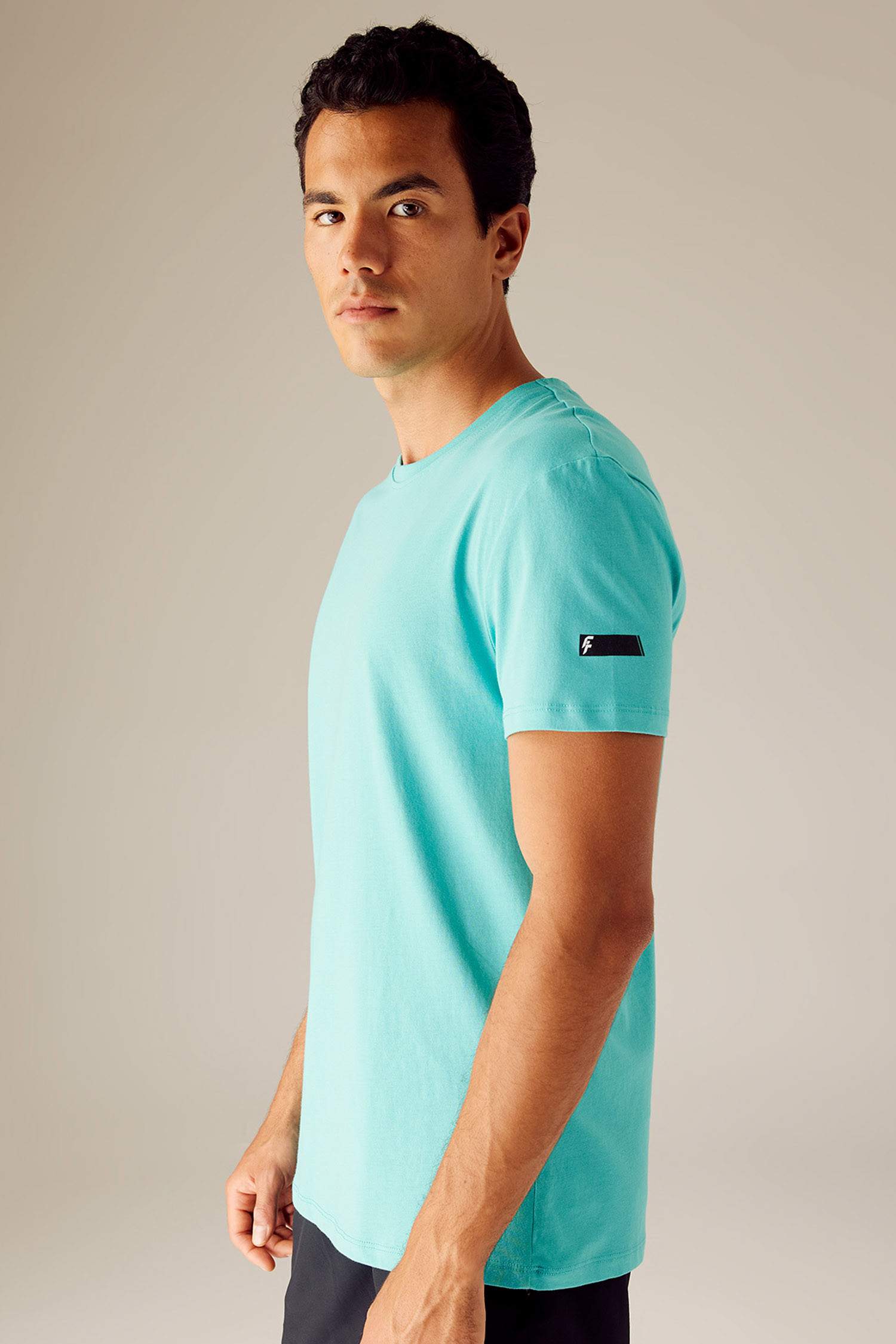 DeFactoFit Standard Fit Crew Neck Printed T-Shirt