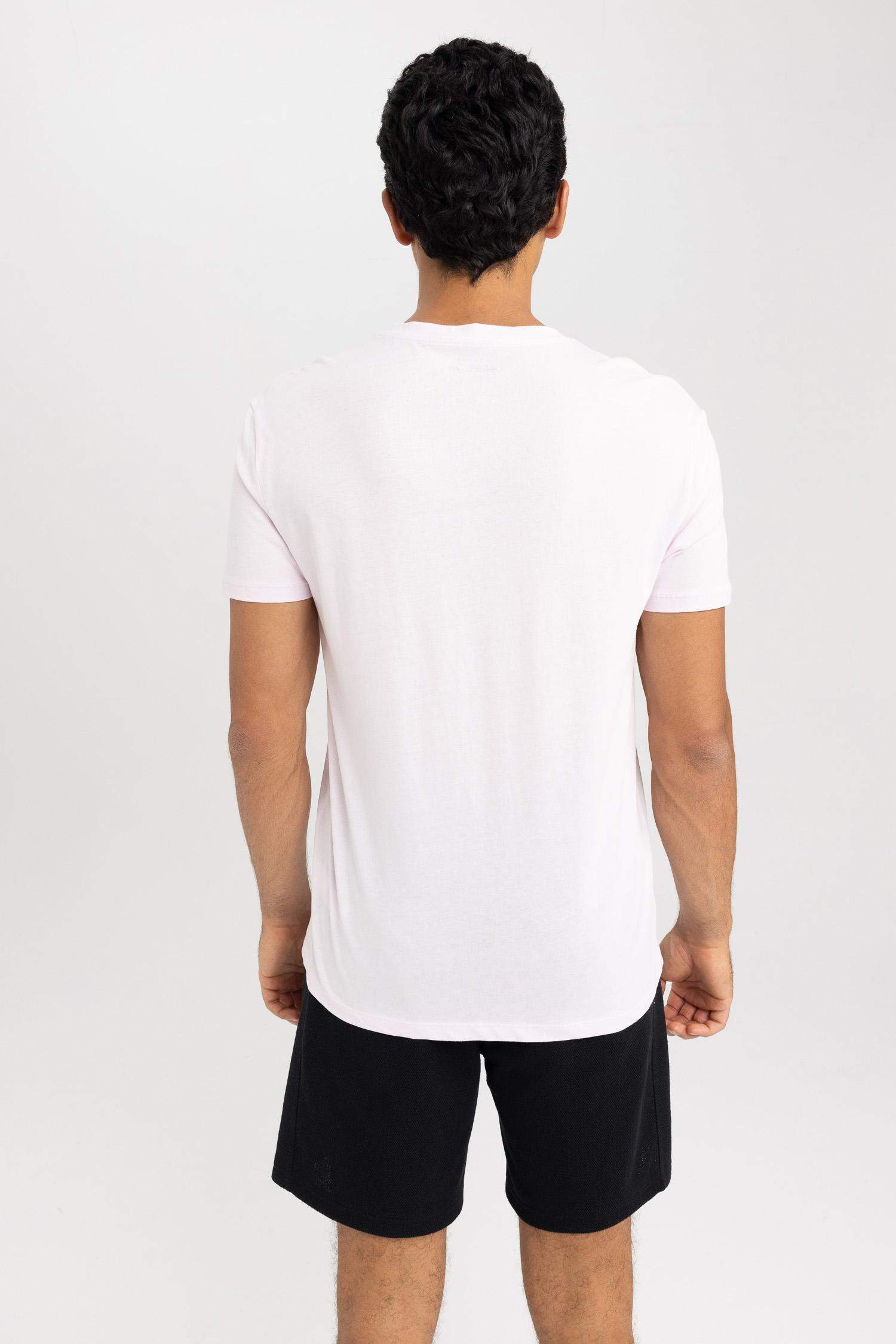 Standard Fit Crew Neck Printed T-Shirt