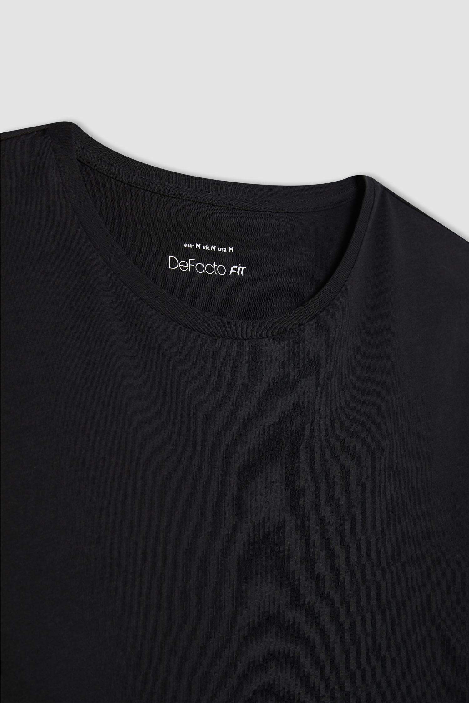 Defacto Fit Standard Fit Crew Neck Printed T-Shirt
