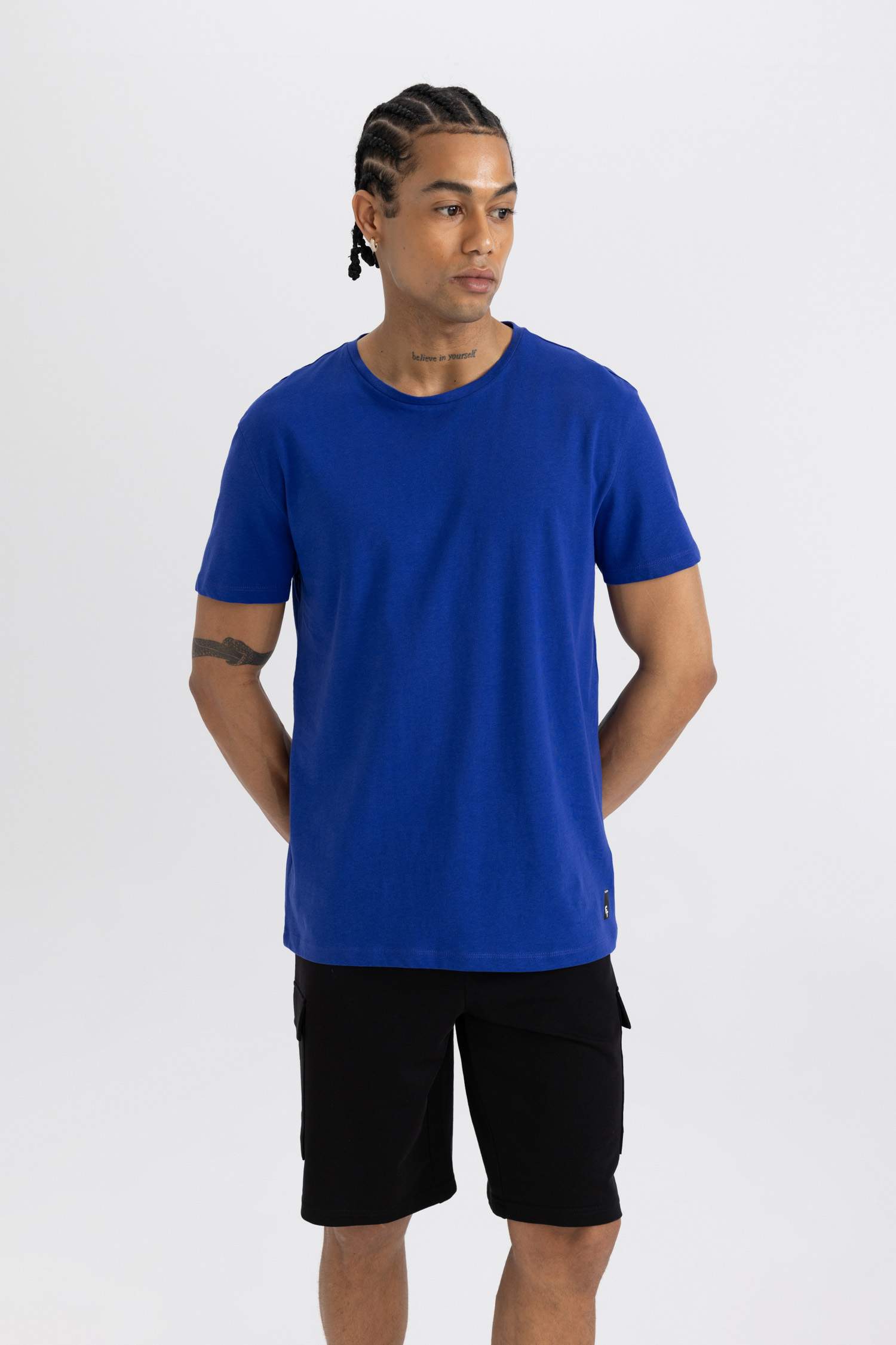 تيشيرت قصة عادية مطبوع من DeFactoFit