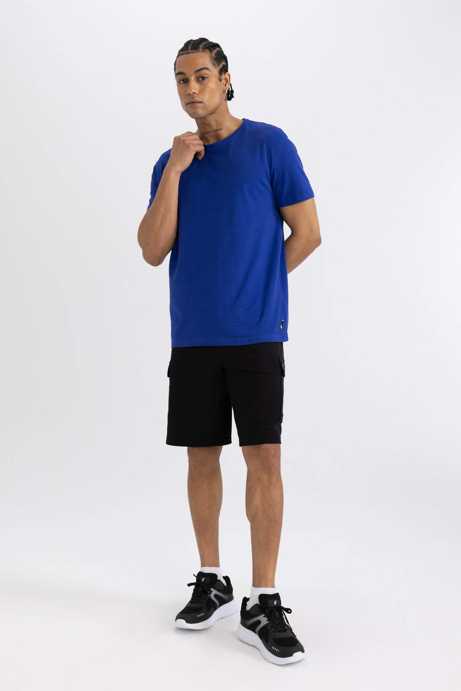 تيشيرت قصة عادية مطبوع من DeFactoFit