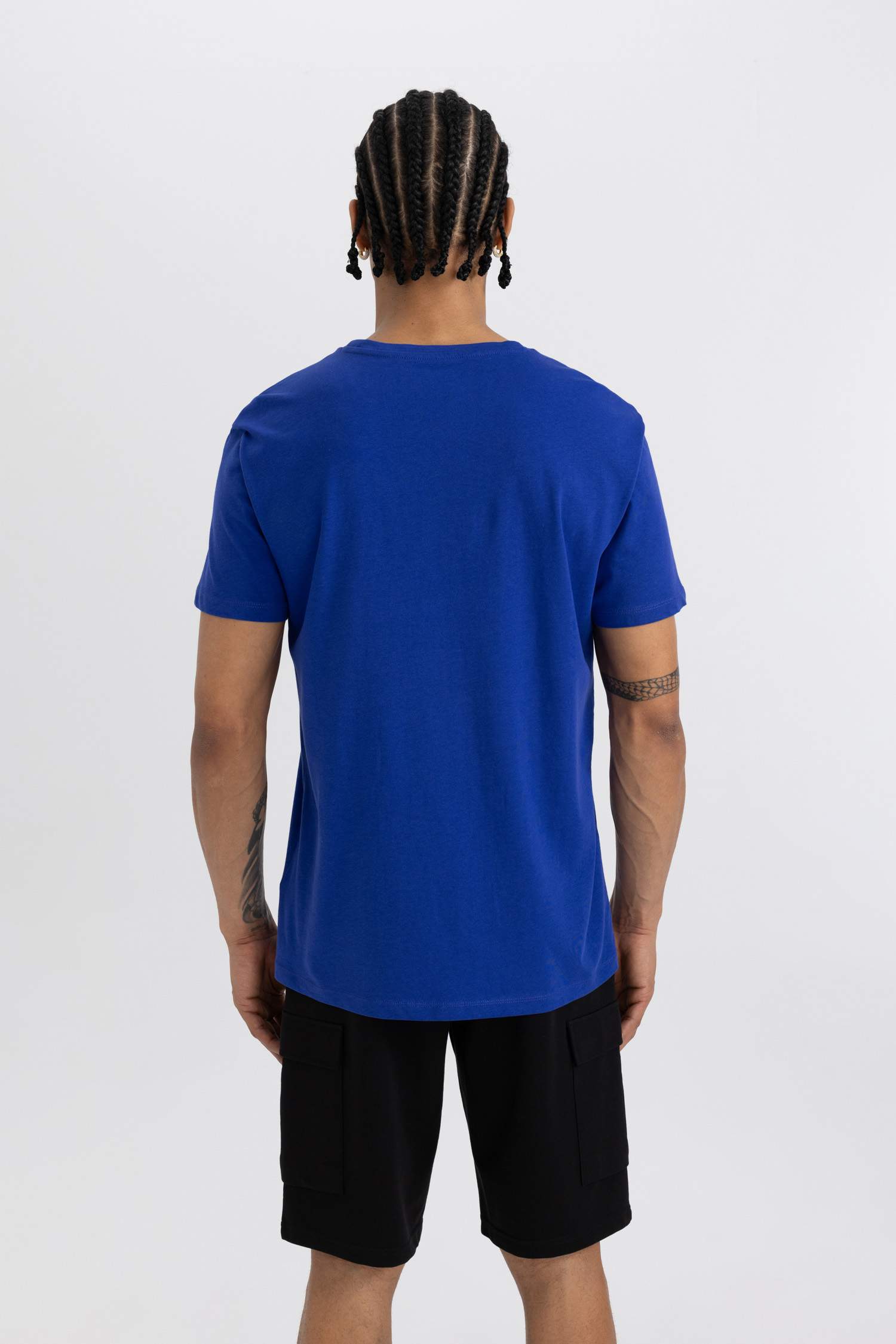 تيشيرت قصة عادية مطبوع من DeFactoFit