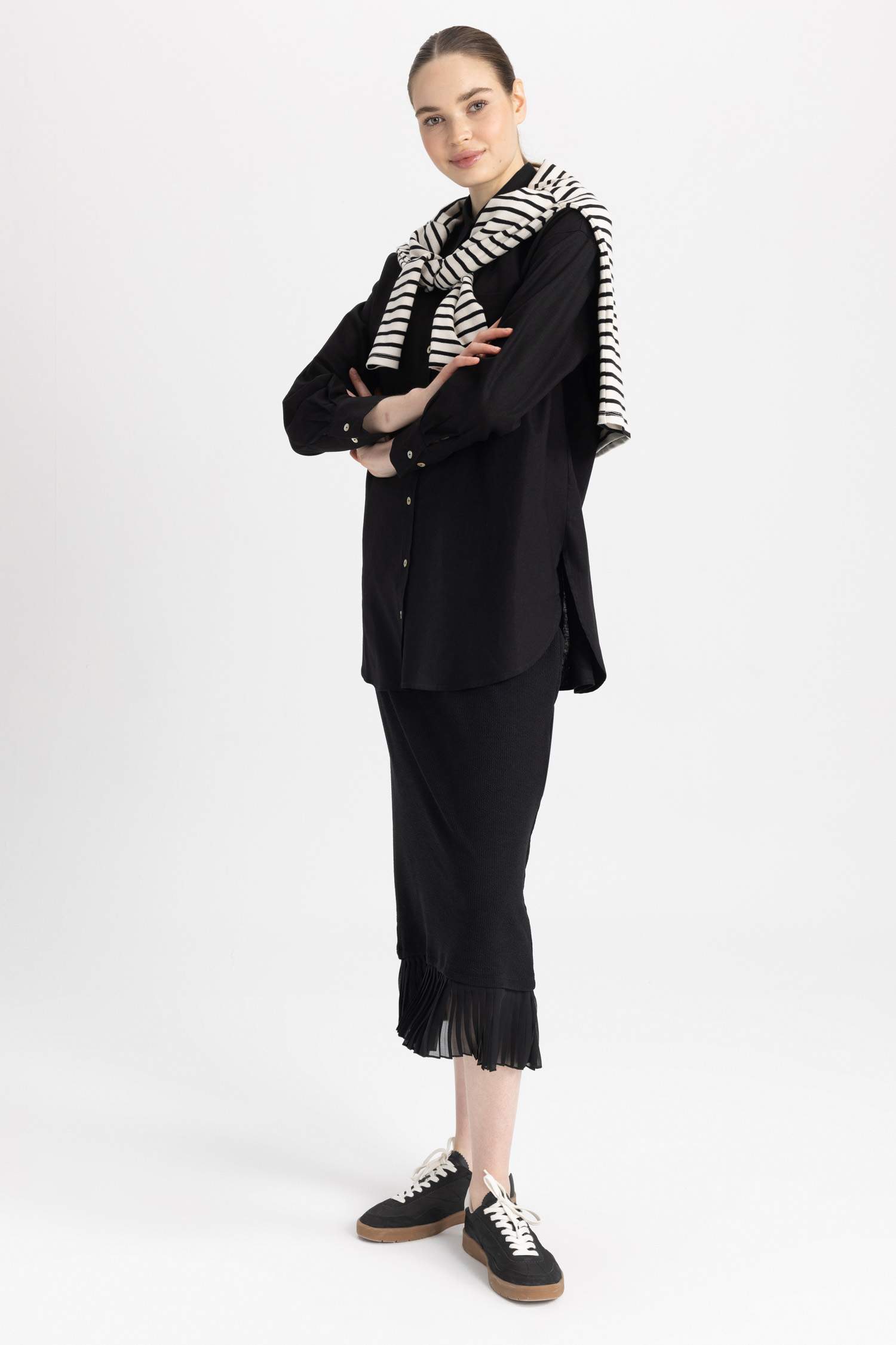 Ribbed Camisole Skirt