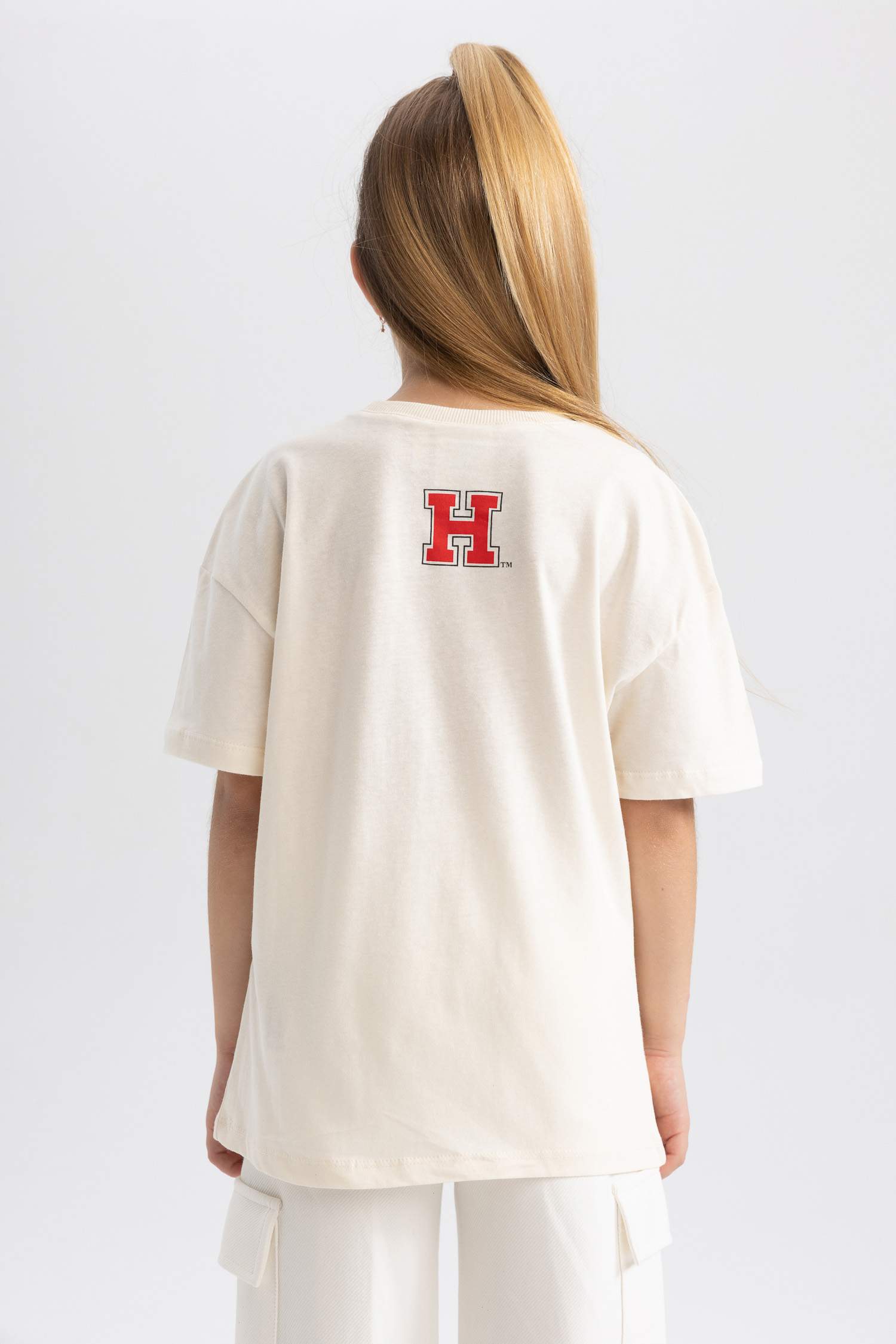 تيشيرت اوفر سايز بناتي نص ردن من جامعة هارفرد