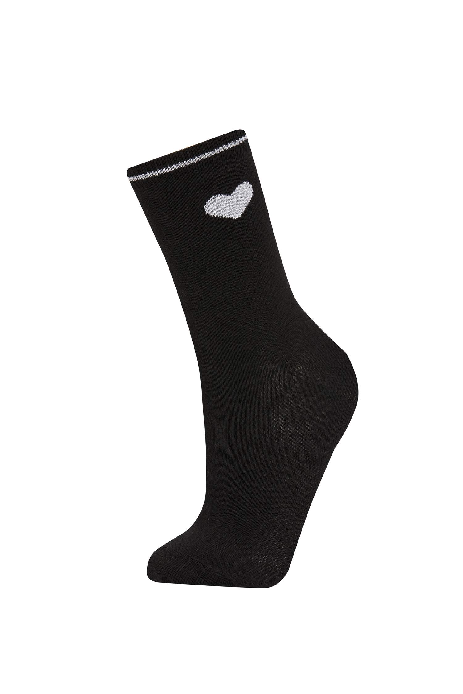 Kadın 3'lü Pamuklu Uzun Çorap