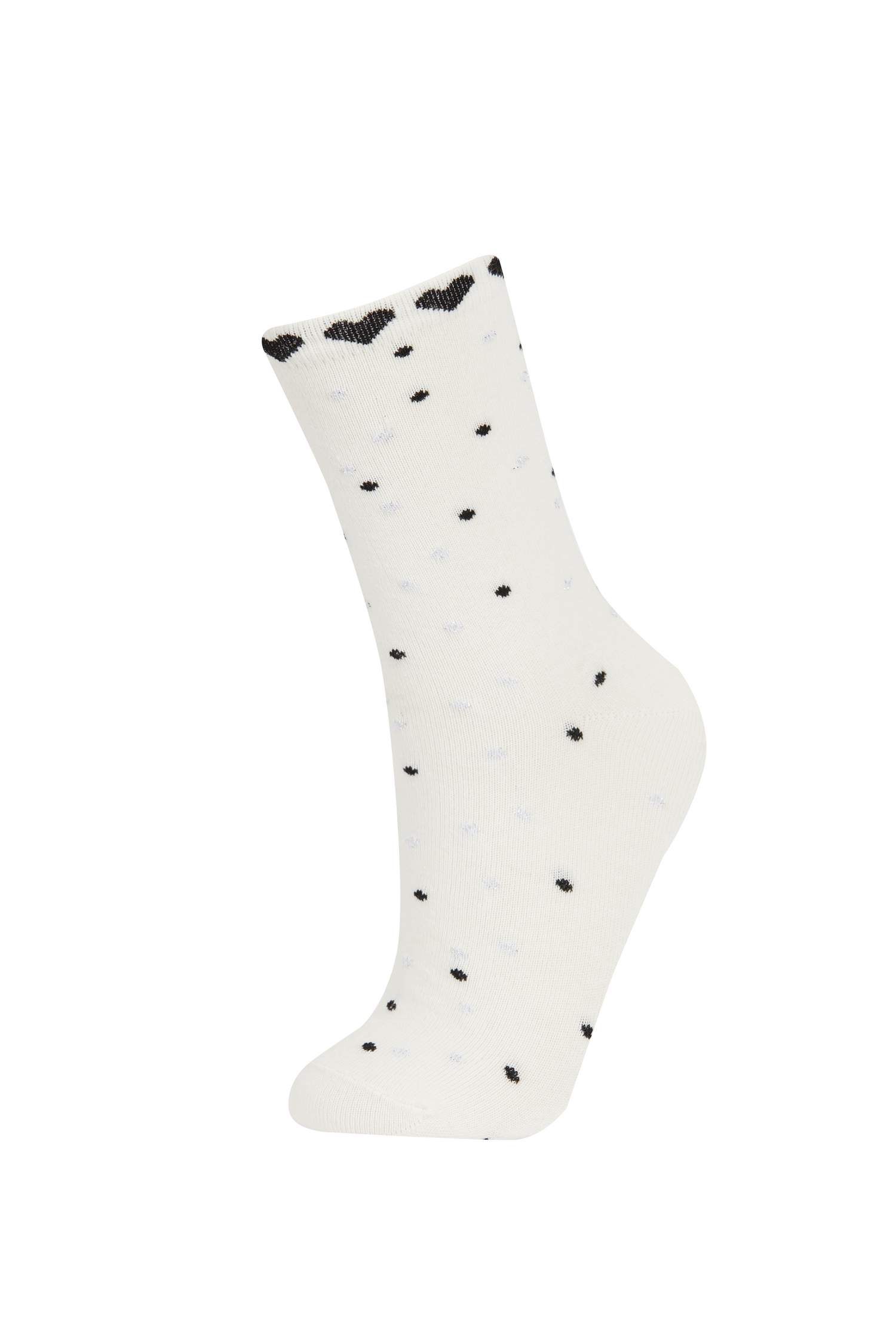 Kadın 3'lü Pamuklu Uzun Çorap