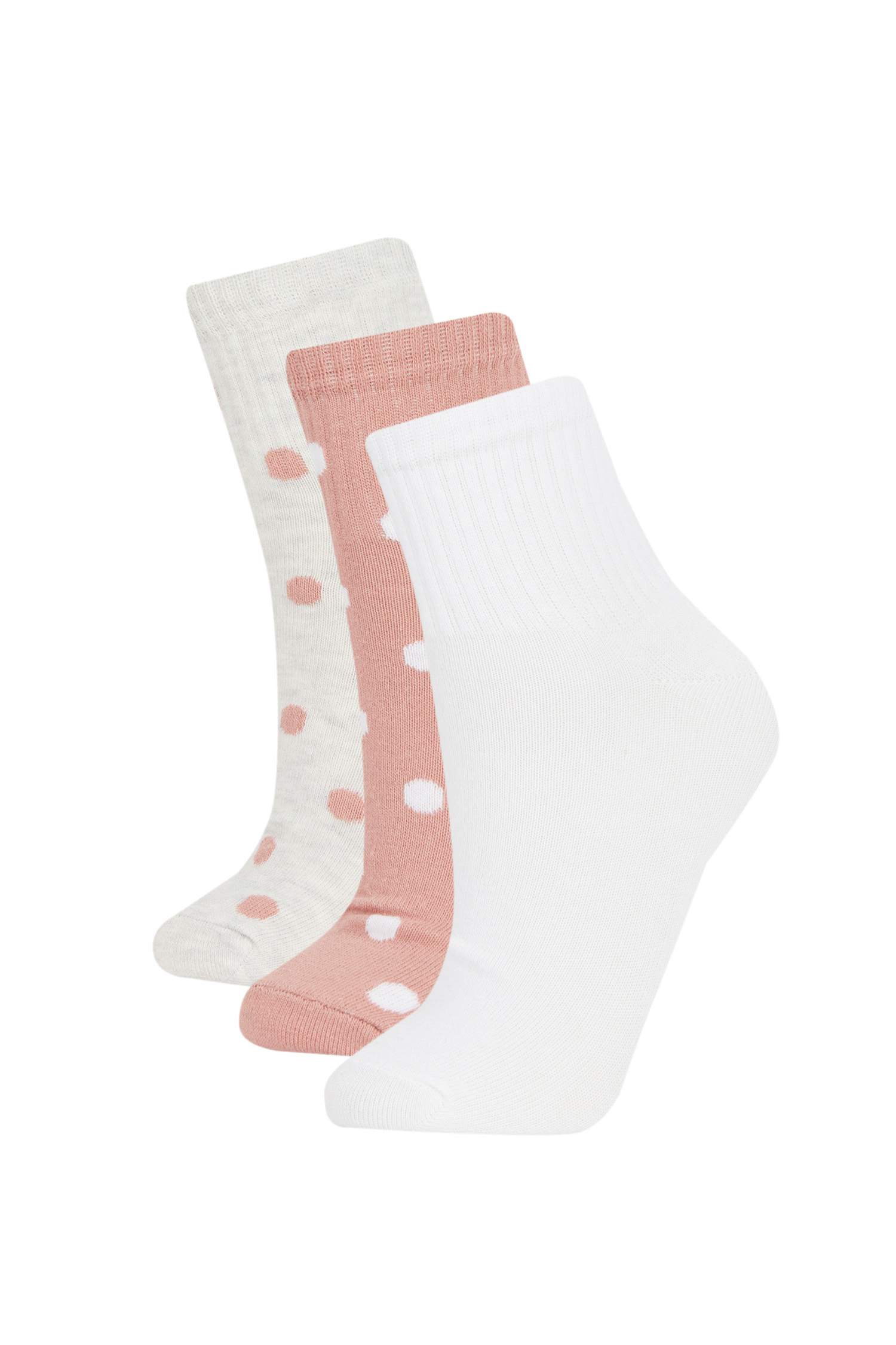 Chaussettes Coton pour Femme - 3 Paires