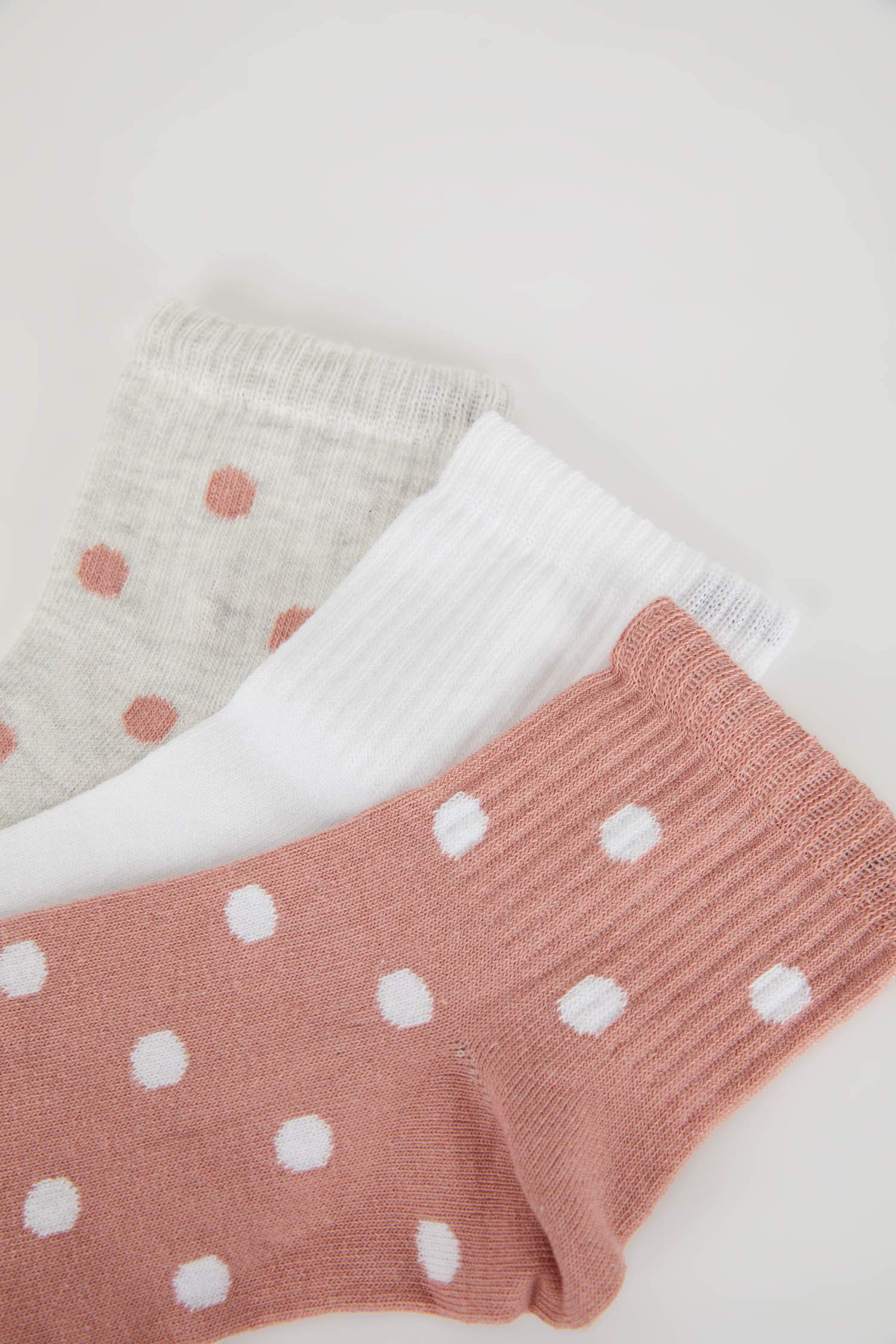 Chaussettes Coton pour Femme - 3 Paires