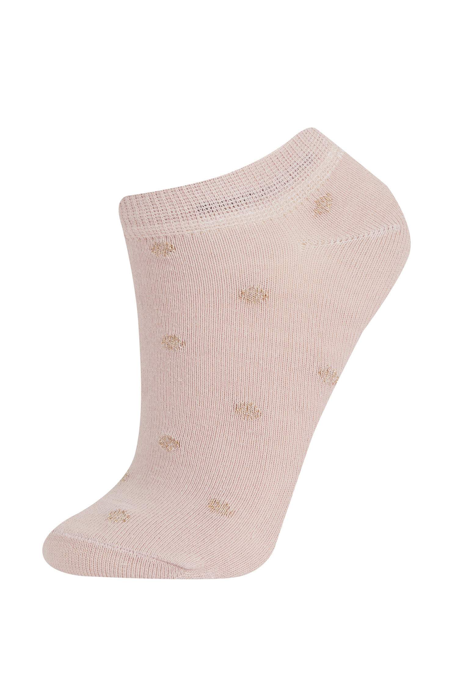 Kadın 3'lü Pamuklu Patik Çorap