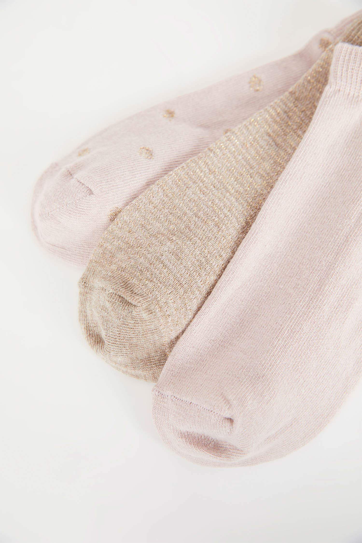 Kadın 3'lü Pamuklu Patik Çorap